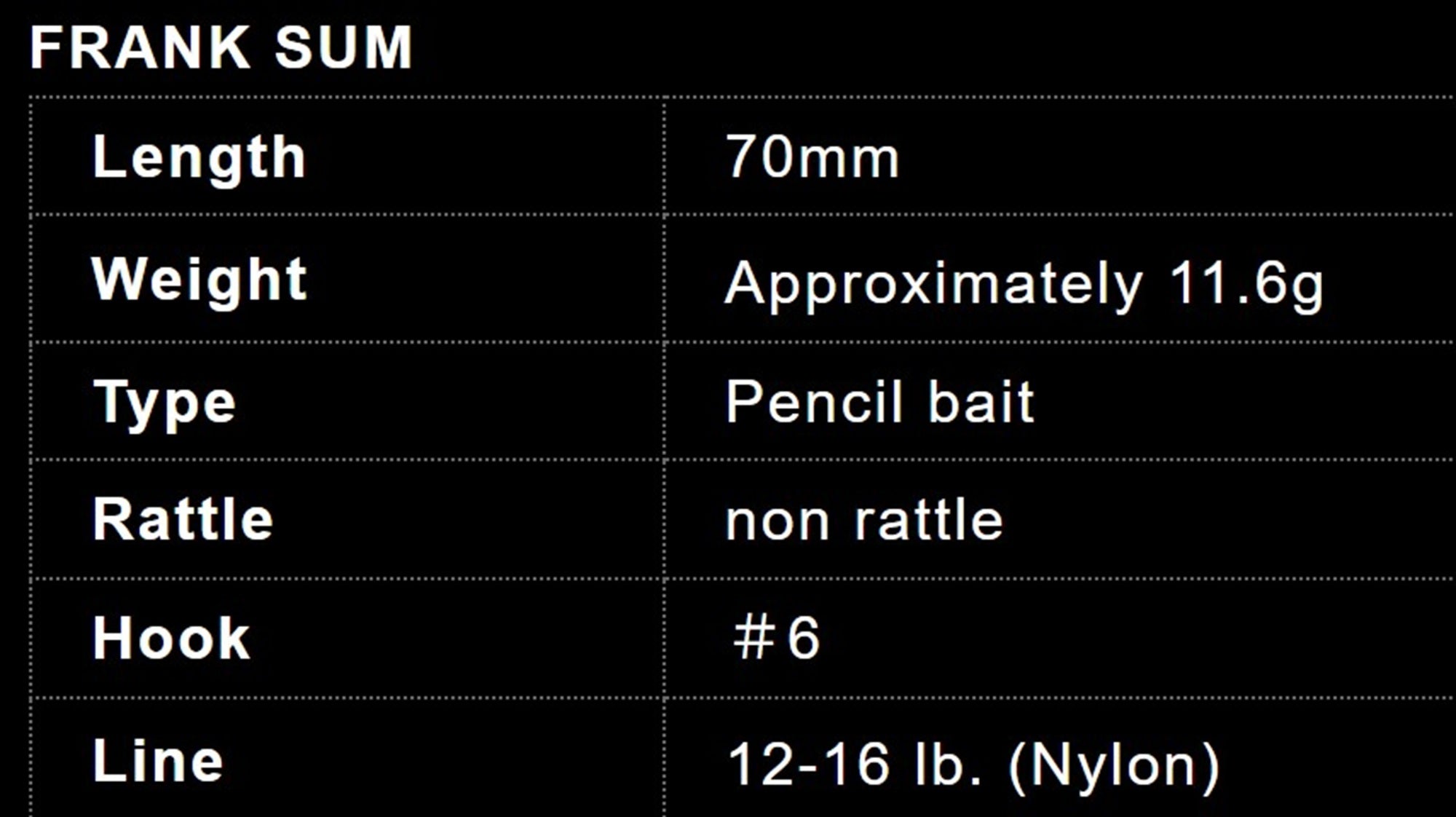 Sum Lures Frank Sam 70mm Floating Lure (1029)