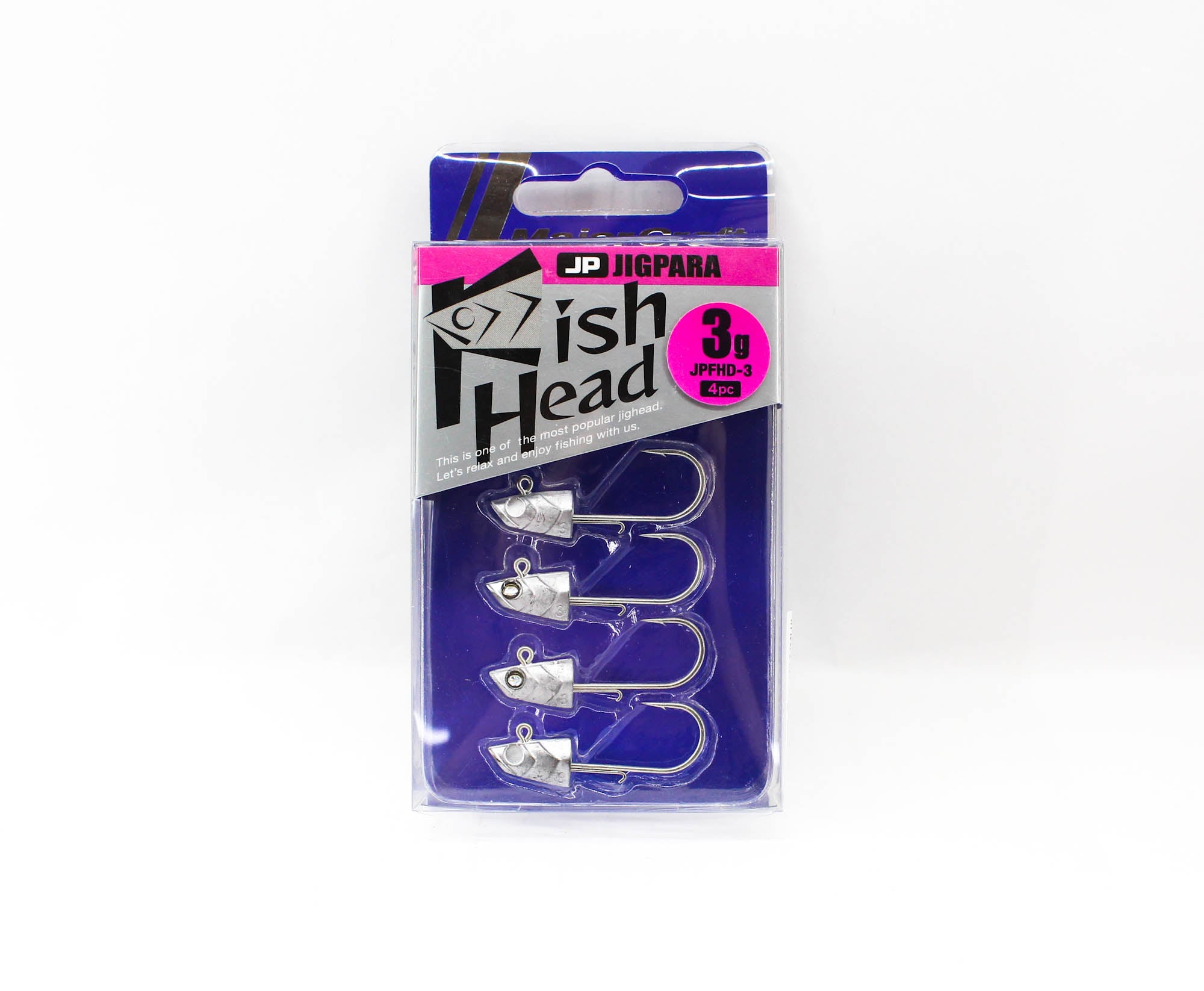 Major Craft Jig Head Fish Head JPFHD-3 grams Size 1 (6317)