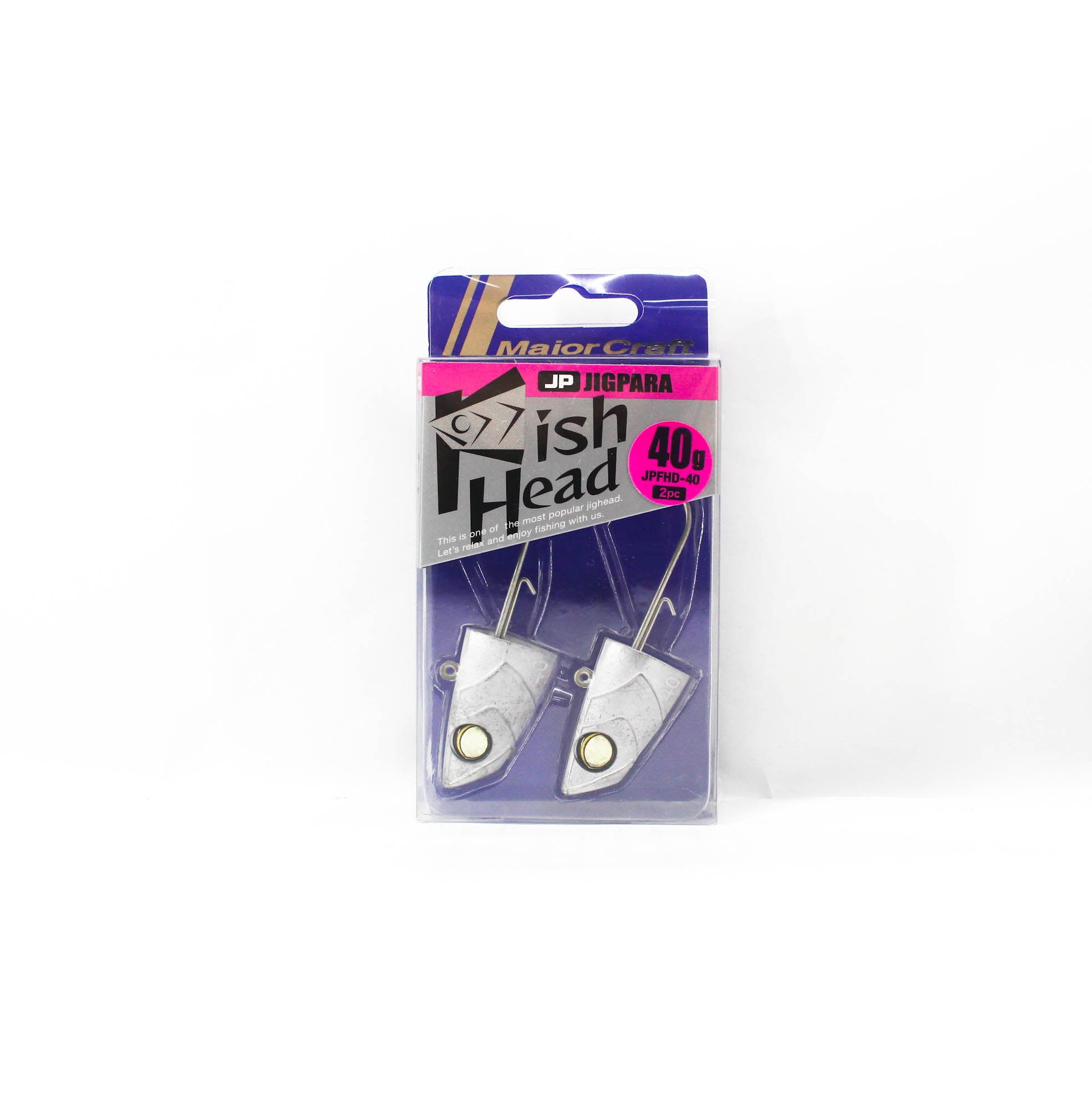 Major Craft Jig Head Fish Head JPFHD 40 grams Size 4/0 (6393)