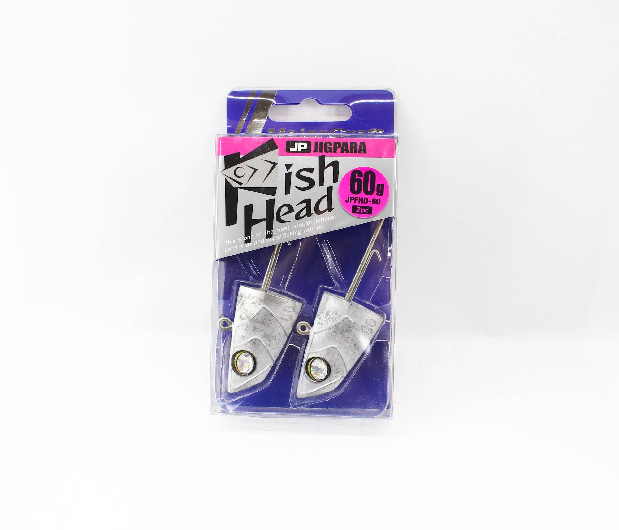 Major Craft Jig Head Fish Head JPFHD-60 grams Size 6/0 (6416)