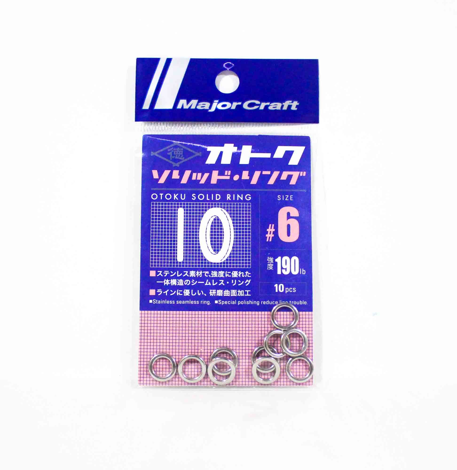 Major Craft Otoku Solid Rings Size 6 (2929)
