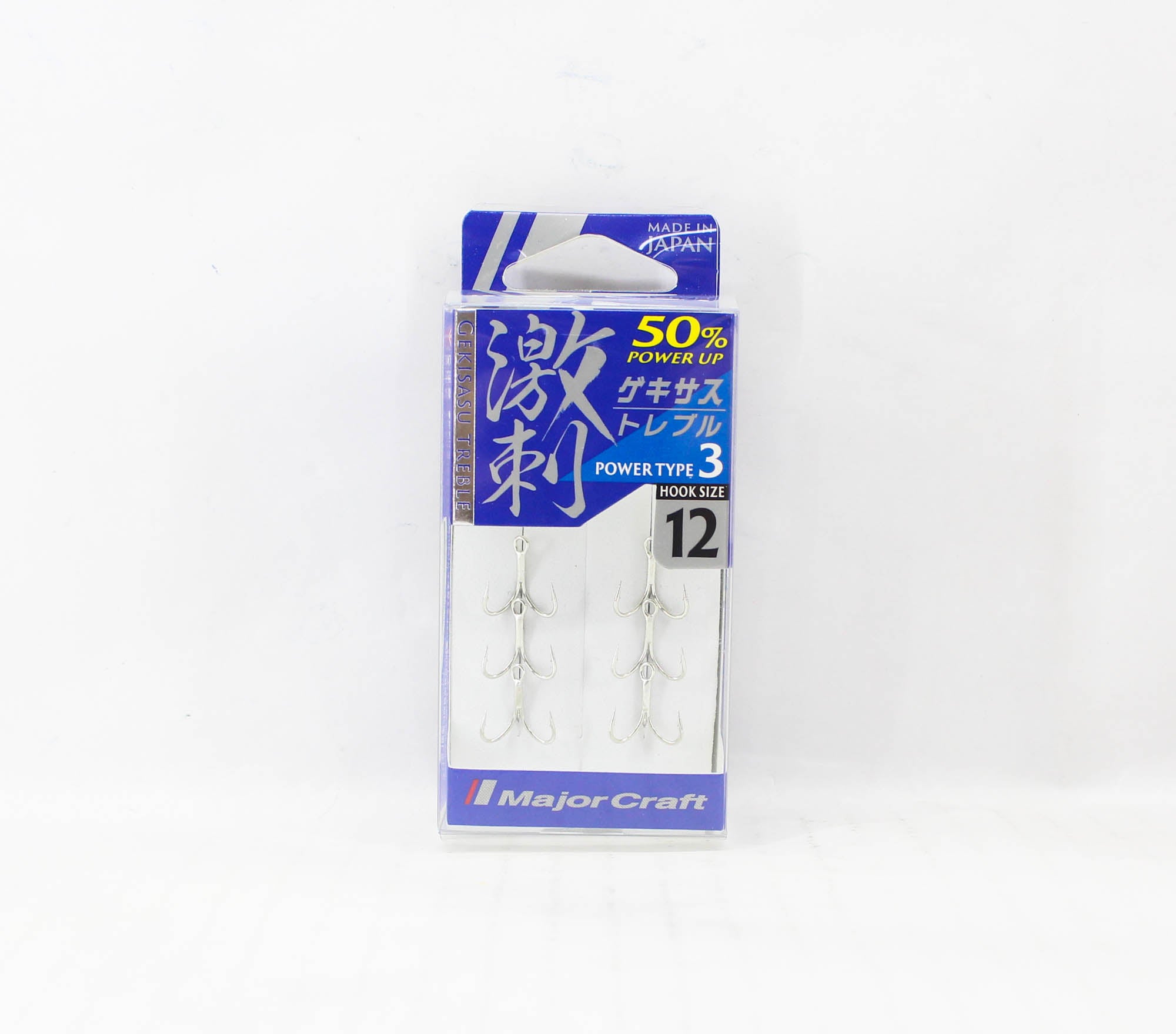 Major Craft Treble Hooks GHT-3TN Size 12 6/pack (3261)