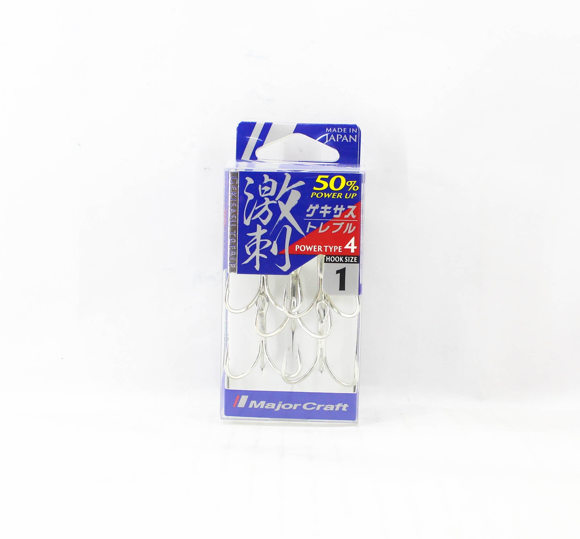 Major Craft Treble Hooks GHT-4TN Size 1 5/pack (3285)