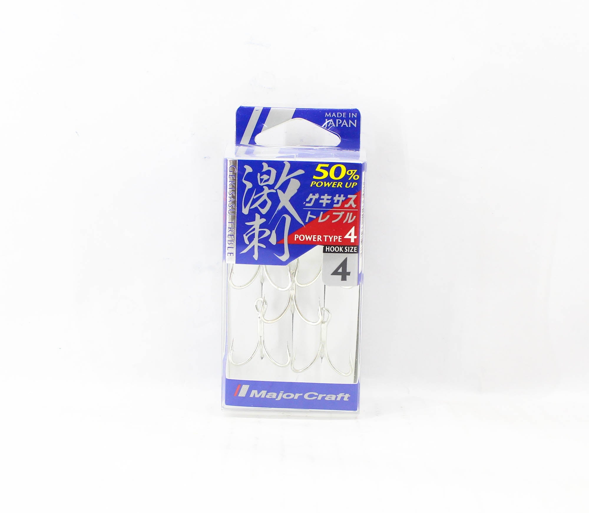 Major Craft Treble Hooks GHT-4TN Size 4 5/pack (3308)