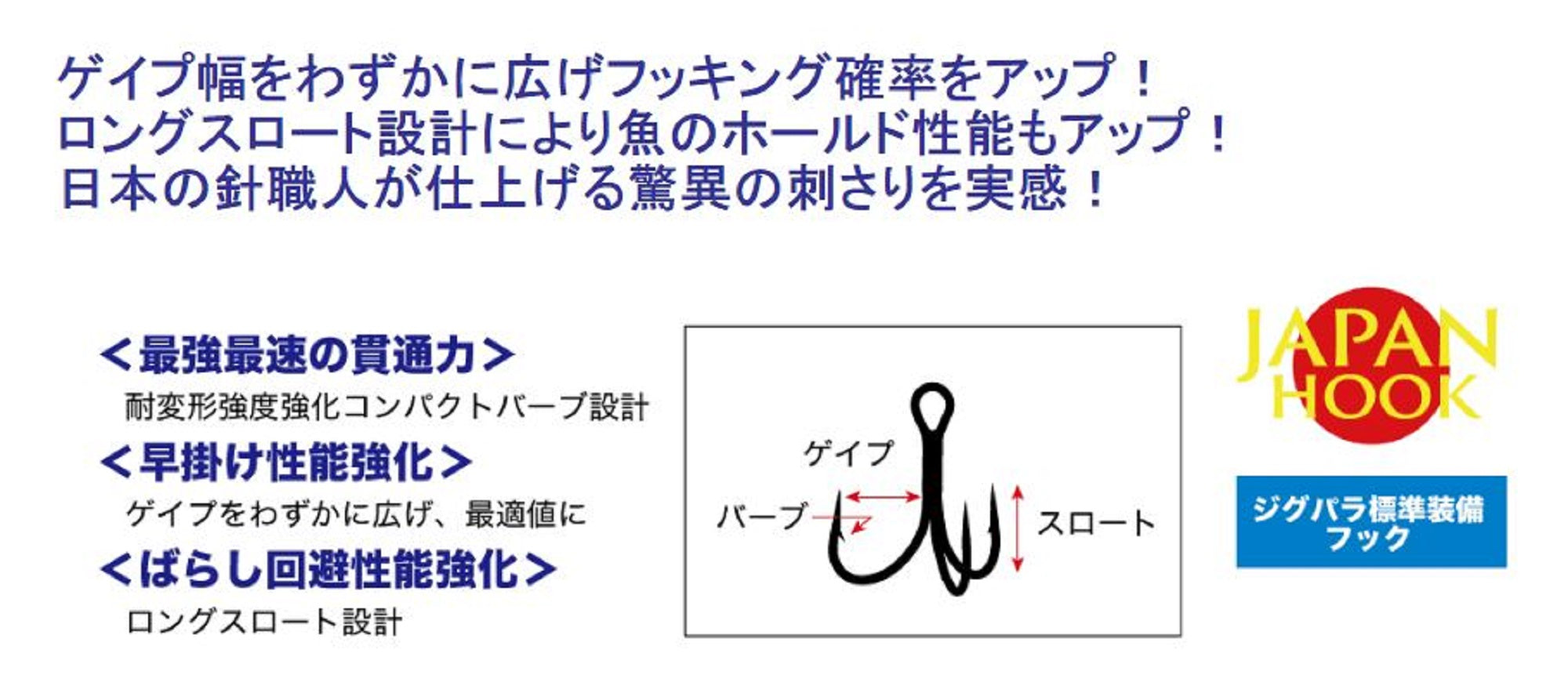 Major Craft Treble Hooks GHT-4TN Size 4 5/pack (3308)