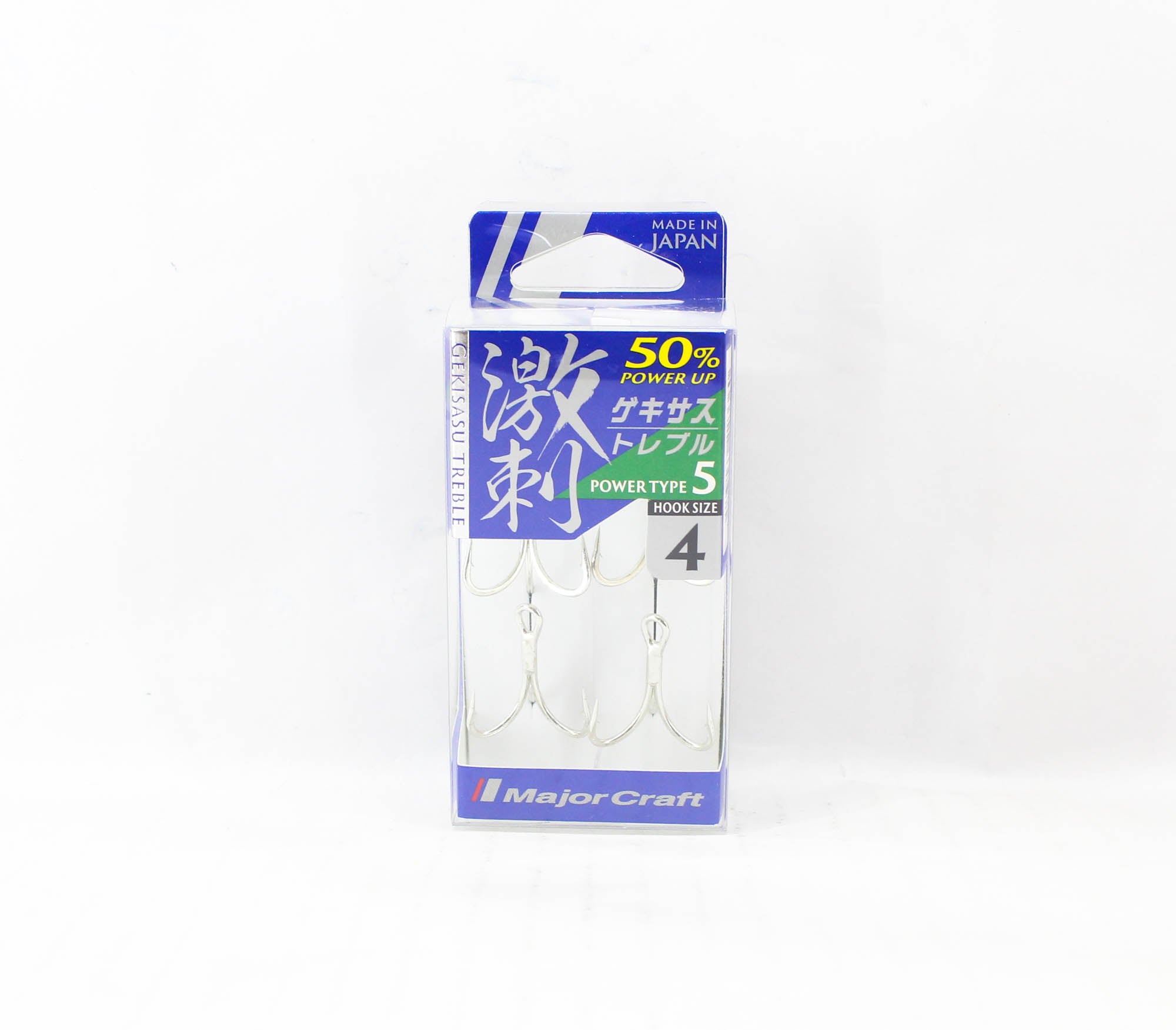 Major Craft Treble Hooks GHT-5TN Size 4 4/pack (3360)