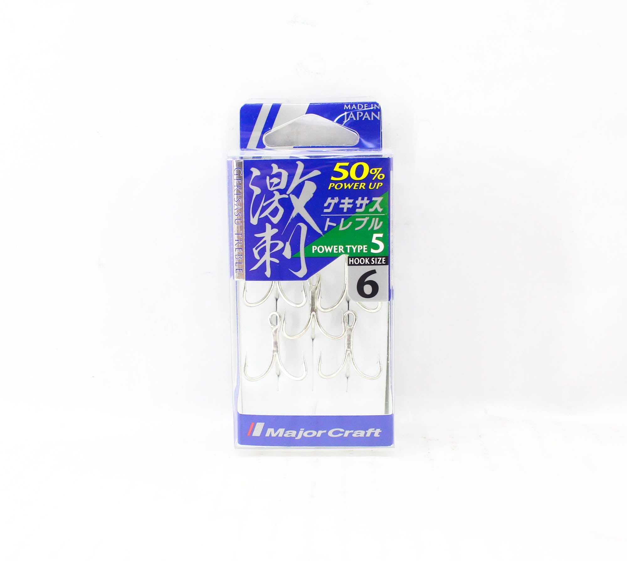 Major Craft GHT-5TN Treble Hook Power 5 Size 6 (3377)