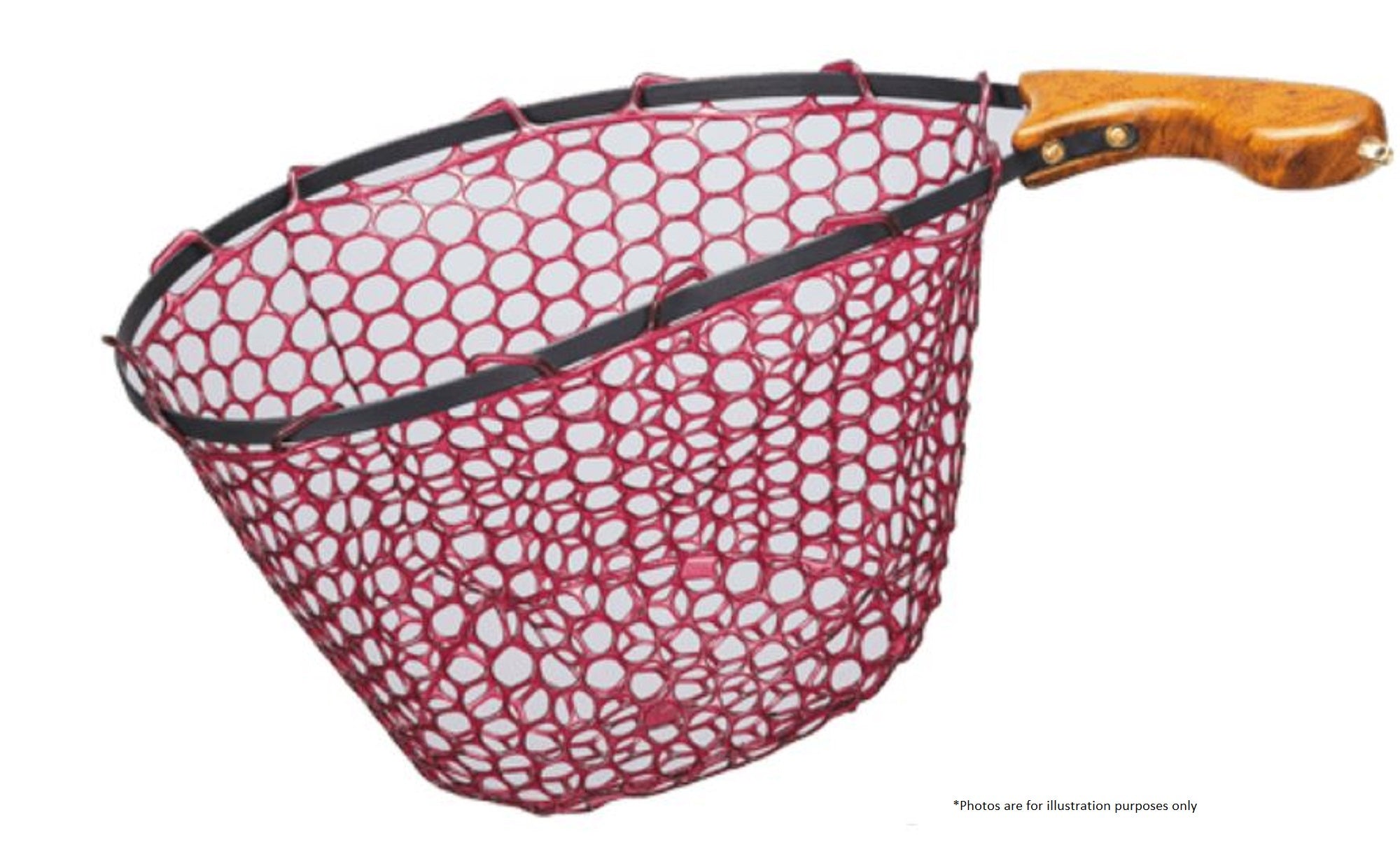 Major Craft Eden Instant Net Straight Grip Size M Burgundy (3857)