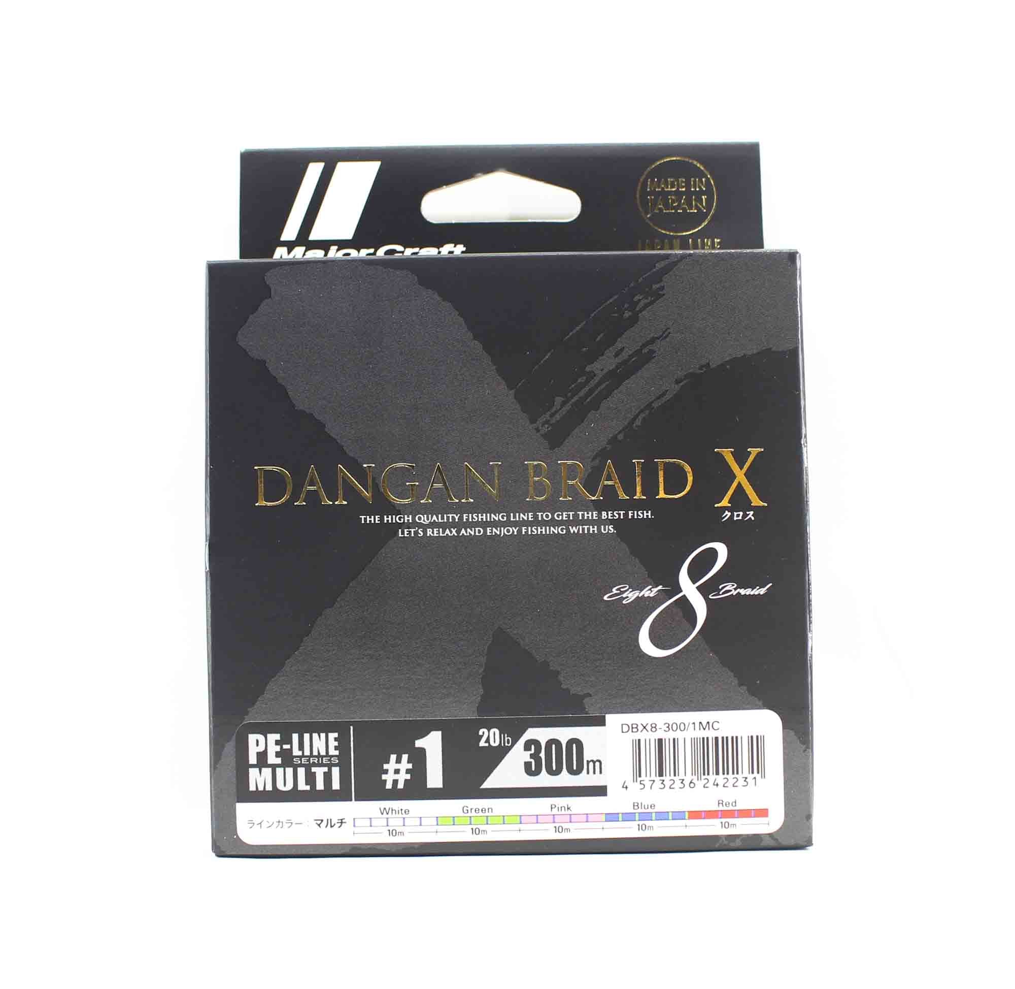 Major Craft Dangan Braid X Line X8 300m P.E 1 Multi DBX8-300/1MC (2231)