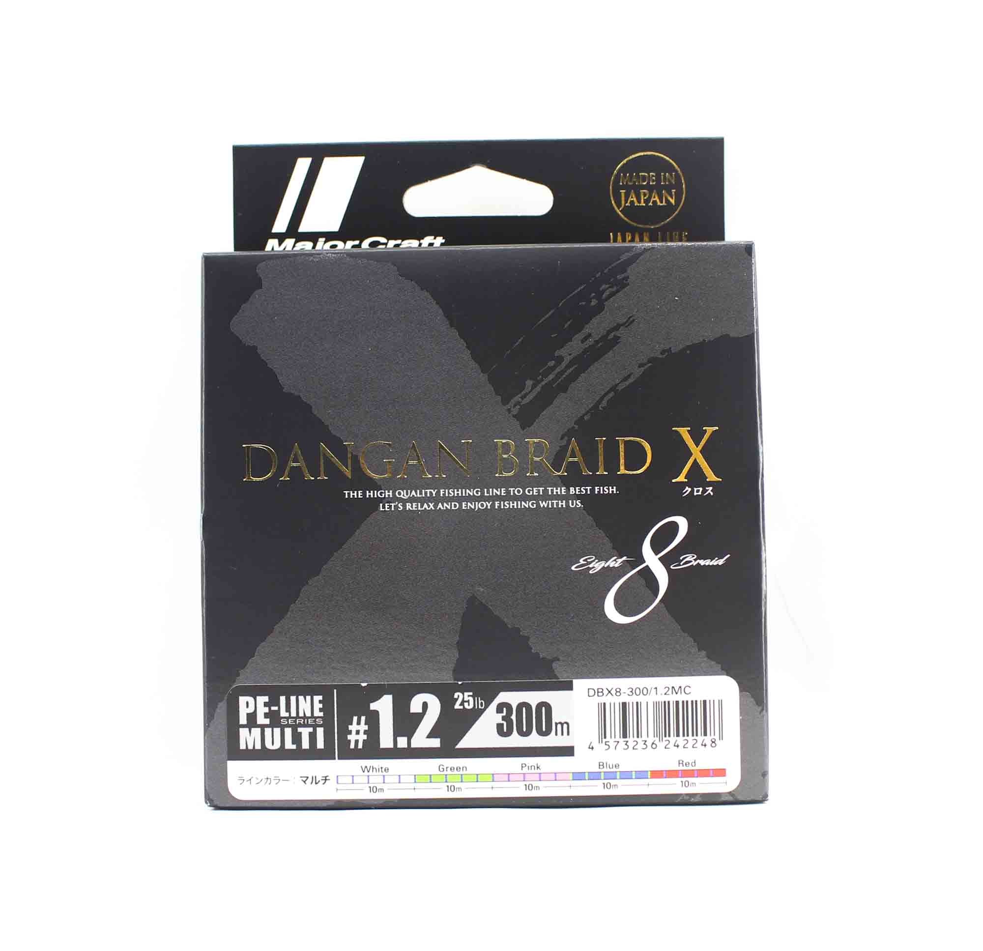 Major Craft Dangan Braid X Line X8 300m P.E 1.2 Multi DBX8-300/1.2MC (2248)