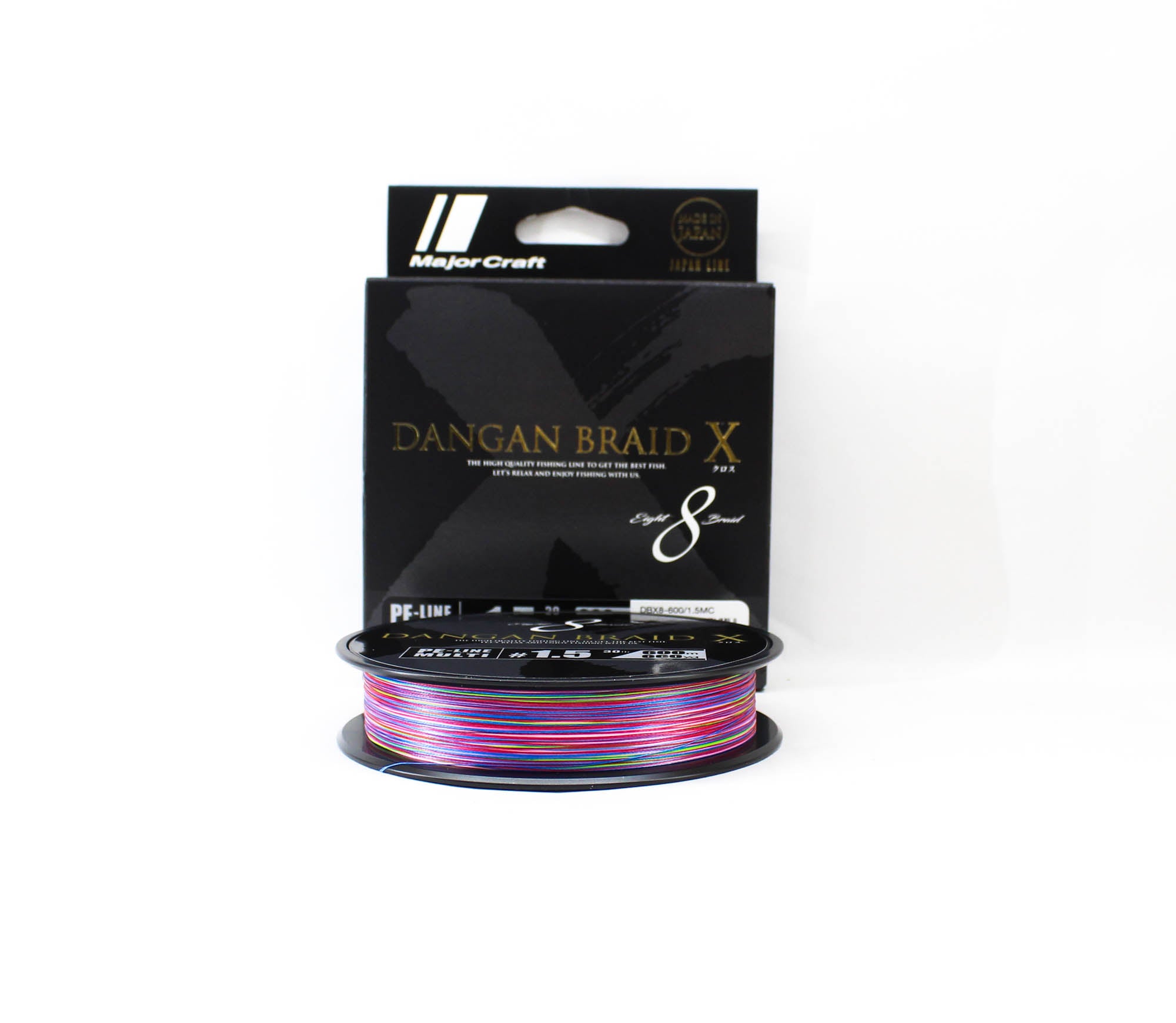 Major Craft Dangan Braid X Line X8 600m P.E 1.5 Multi (2316)