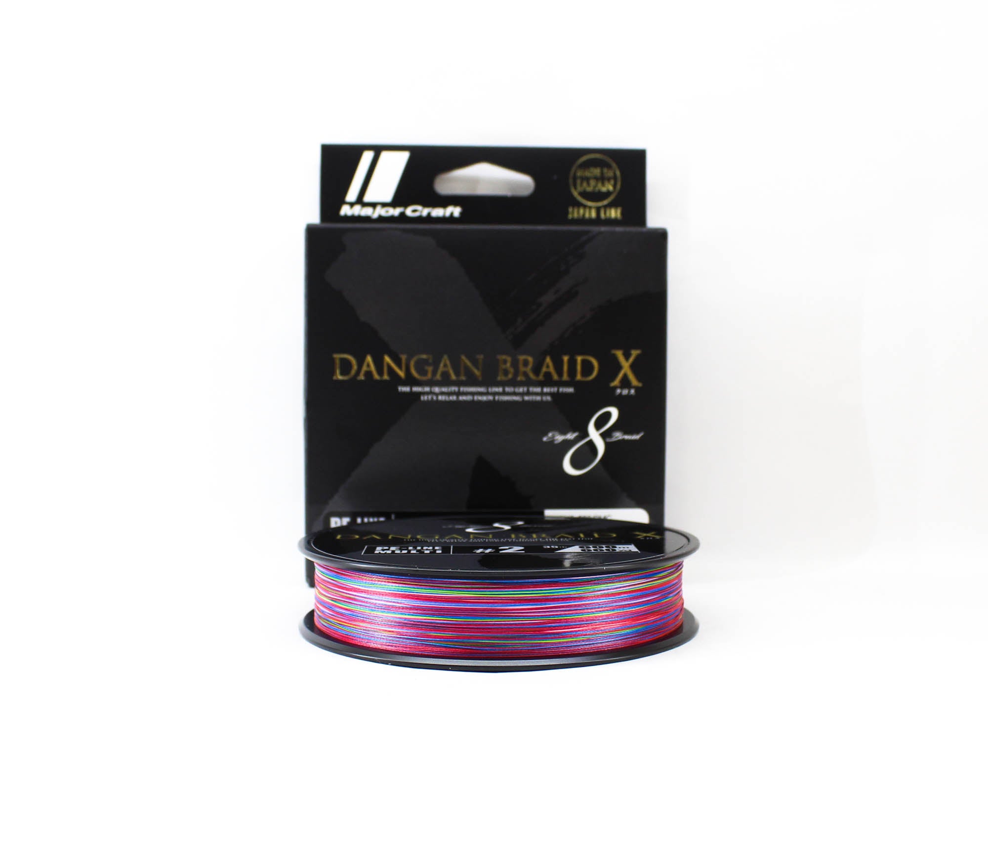 Major Craft Dangan Braid X Line X8 600m P.E 2 Multi (2323)