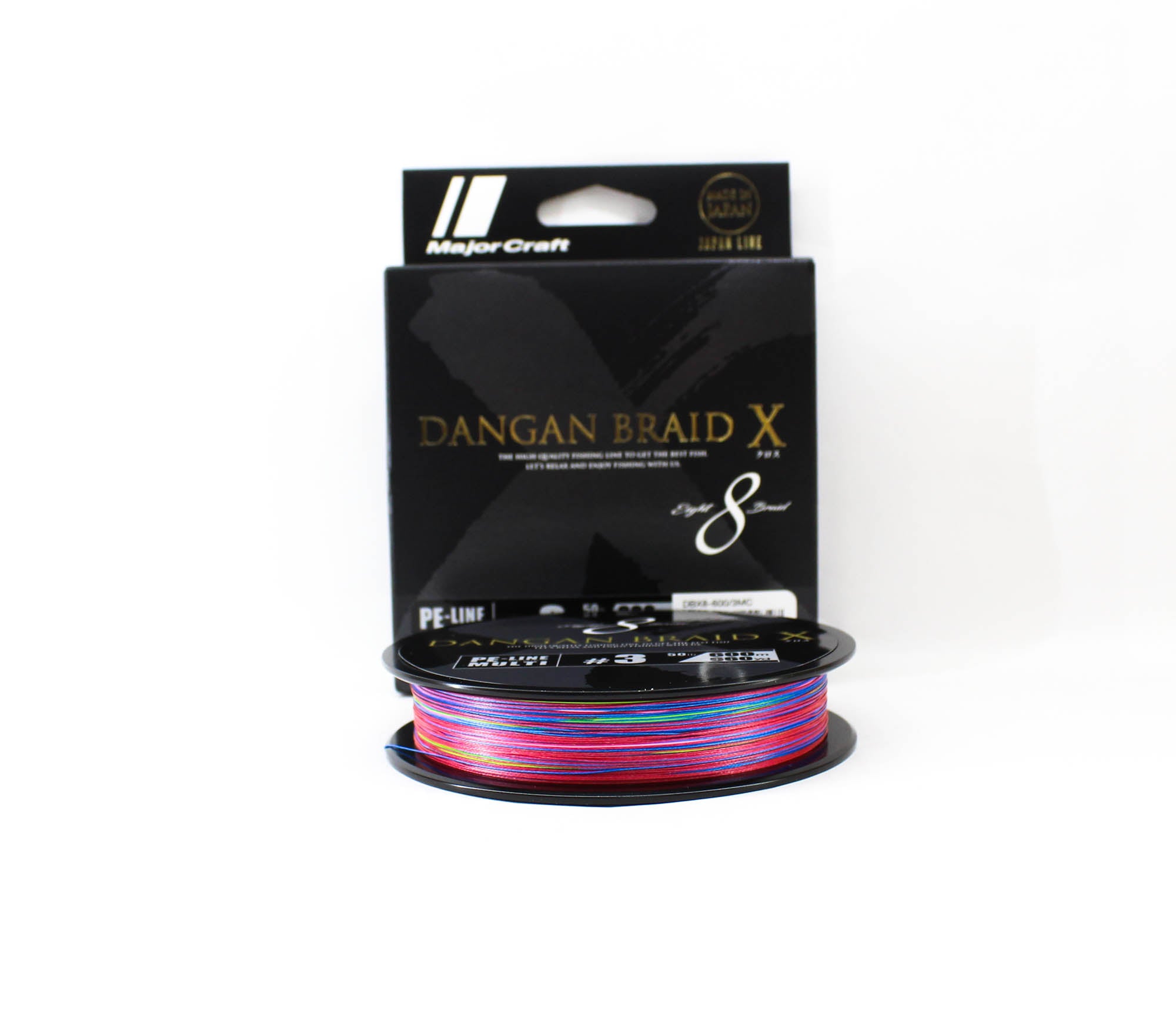 Major Craft Dangan Braid X Line X8 600m P.E 3 Multi (2347)