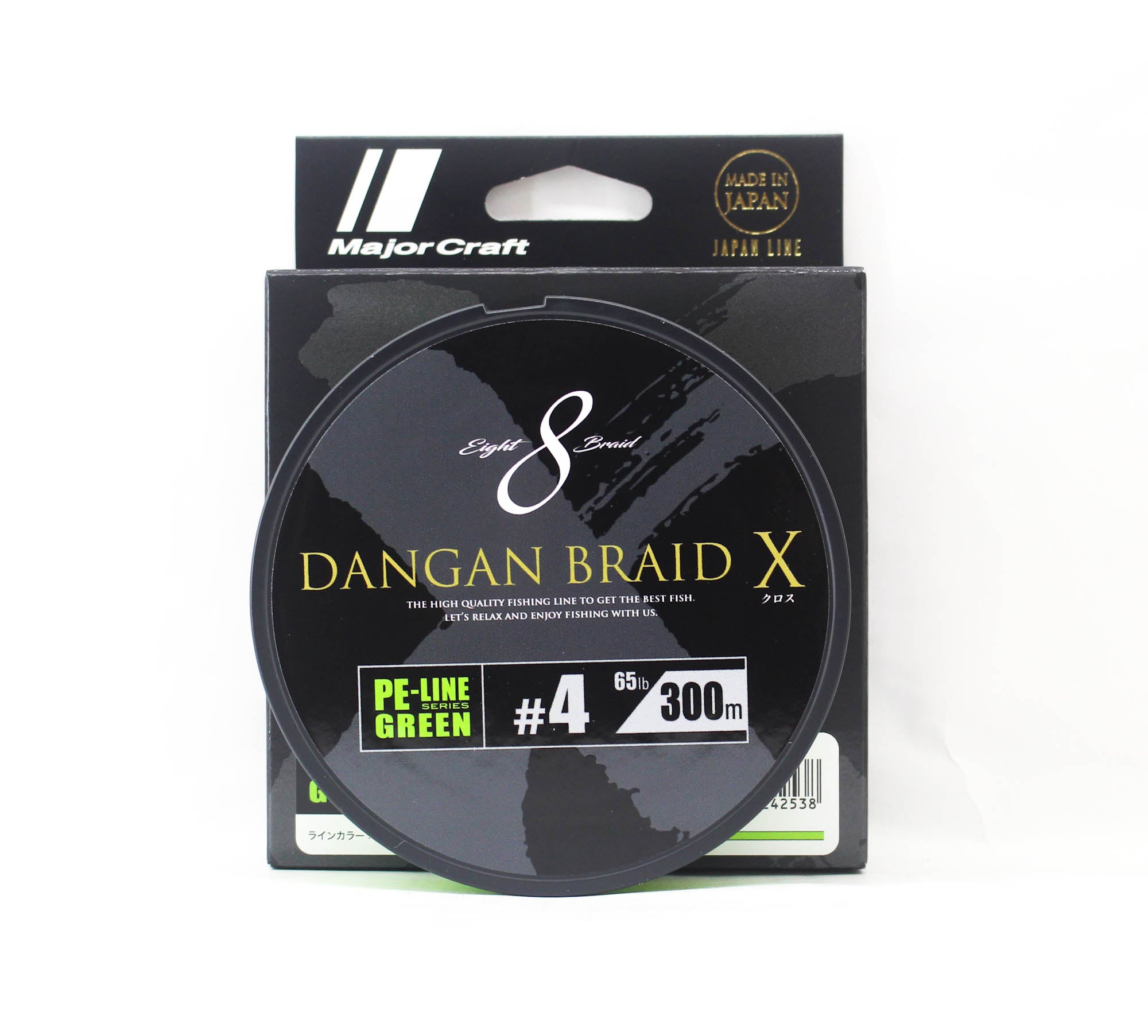 Major Craft Dangan Braid X Line X8 300m P.E 4 Green DBX8-300/4GR (2538)