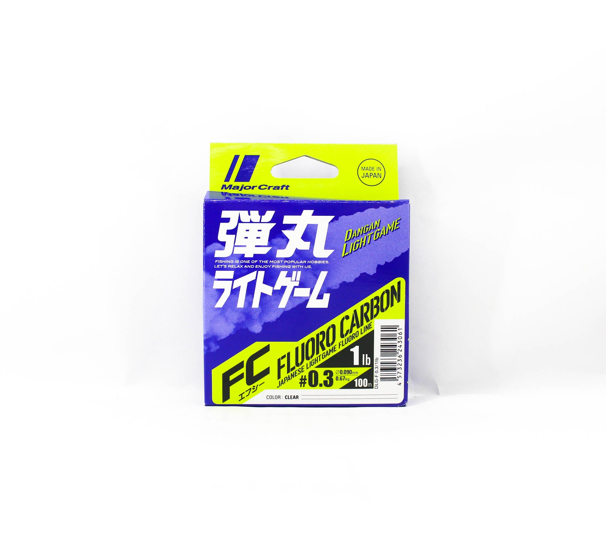 Major Craft Dangan Light Game Fluorocarbon Line DLG-F 0.3 1lb 100m (3061)