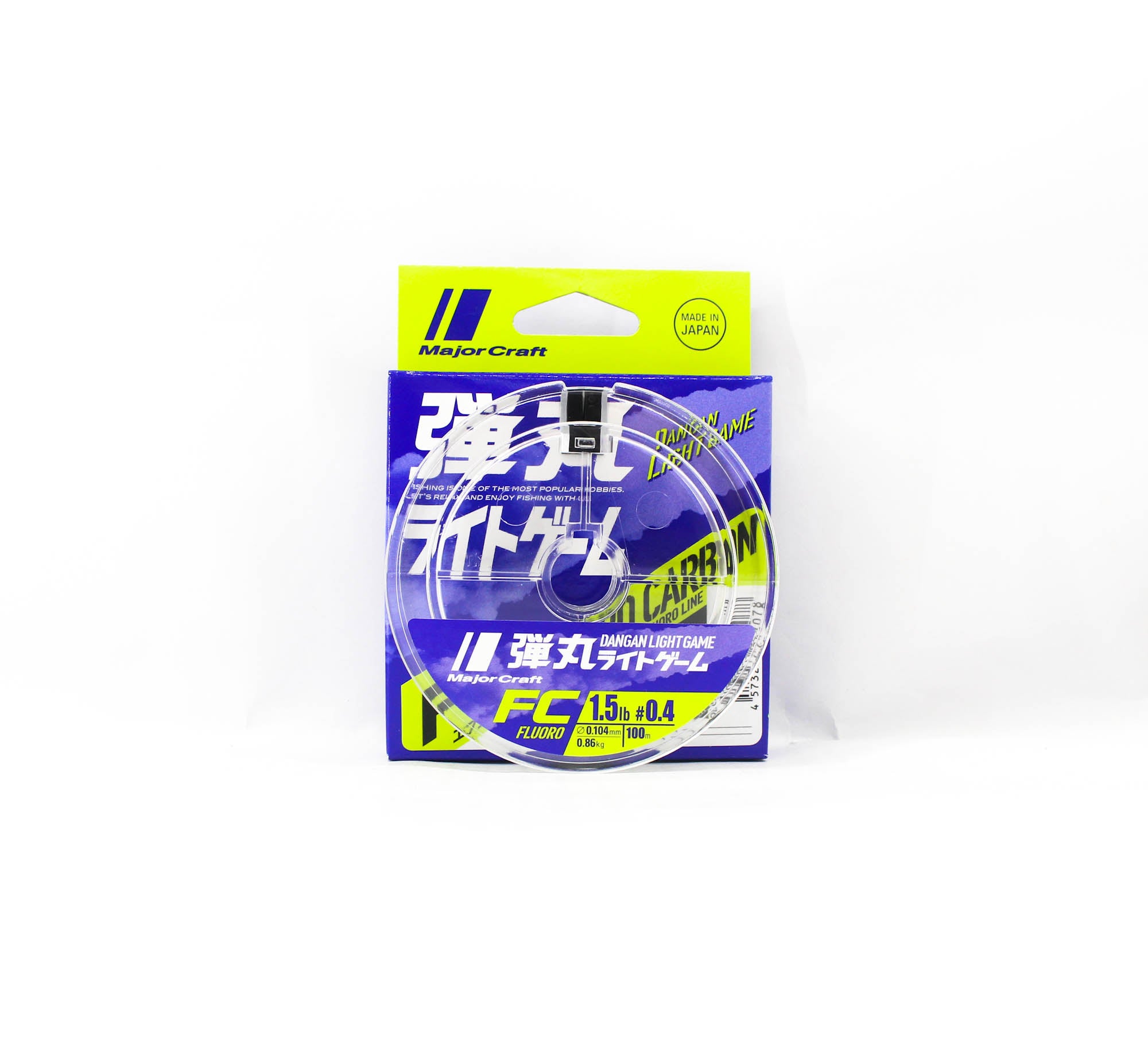 Major Craft Dangan Light Game Fluorocarbon Line DLG-F 0.4 1.5lb 100m (3078)