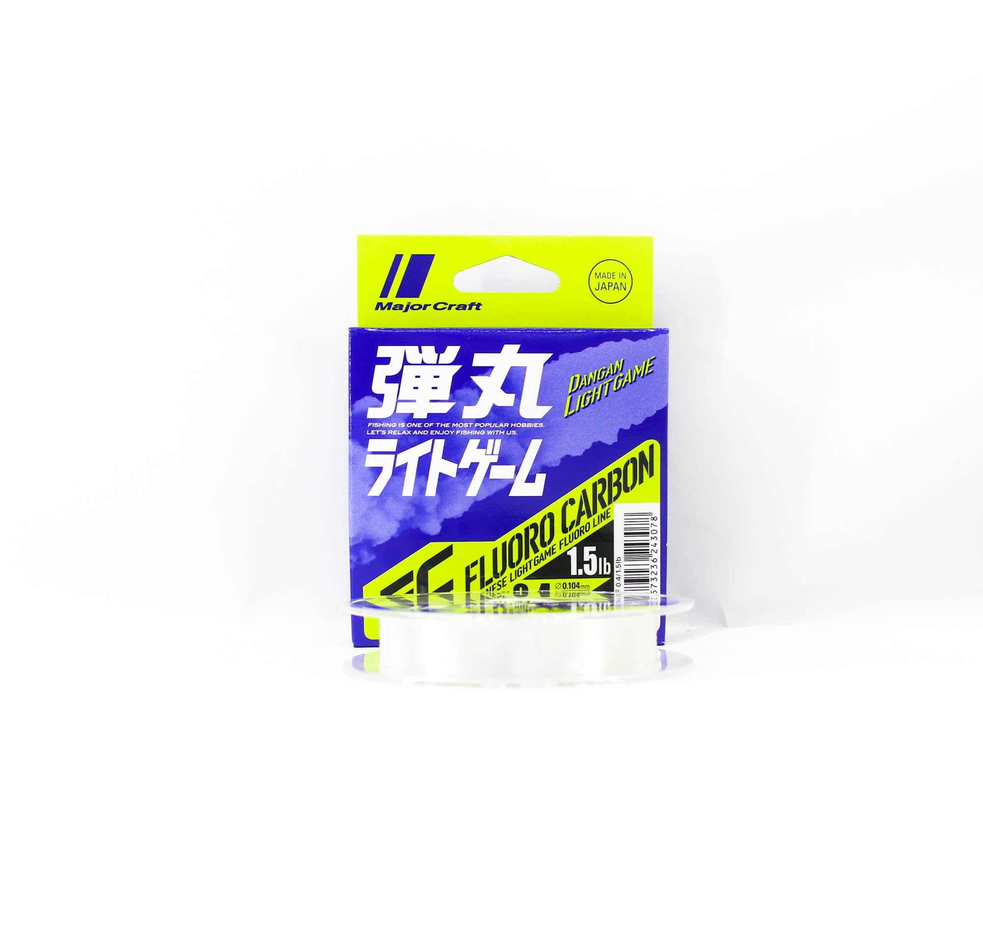 Major Craft Dangan Light Game Fluorocarbon Line DLG-F 0.4 1.5lb 100m (3078)