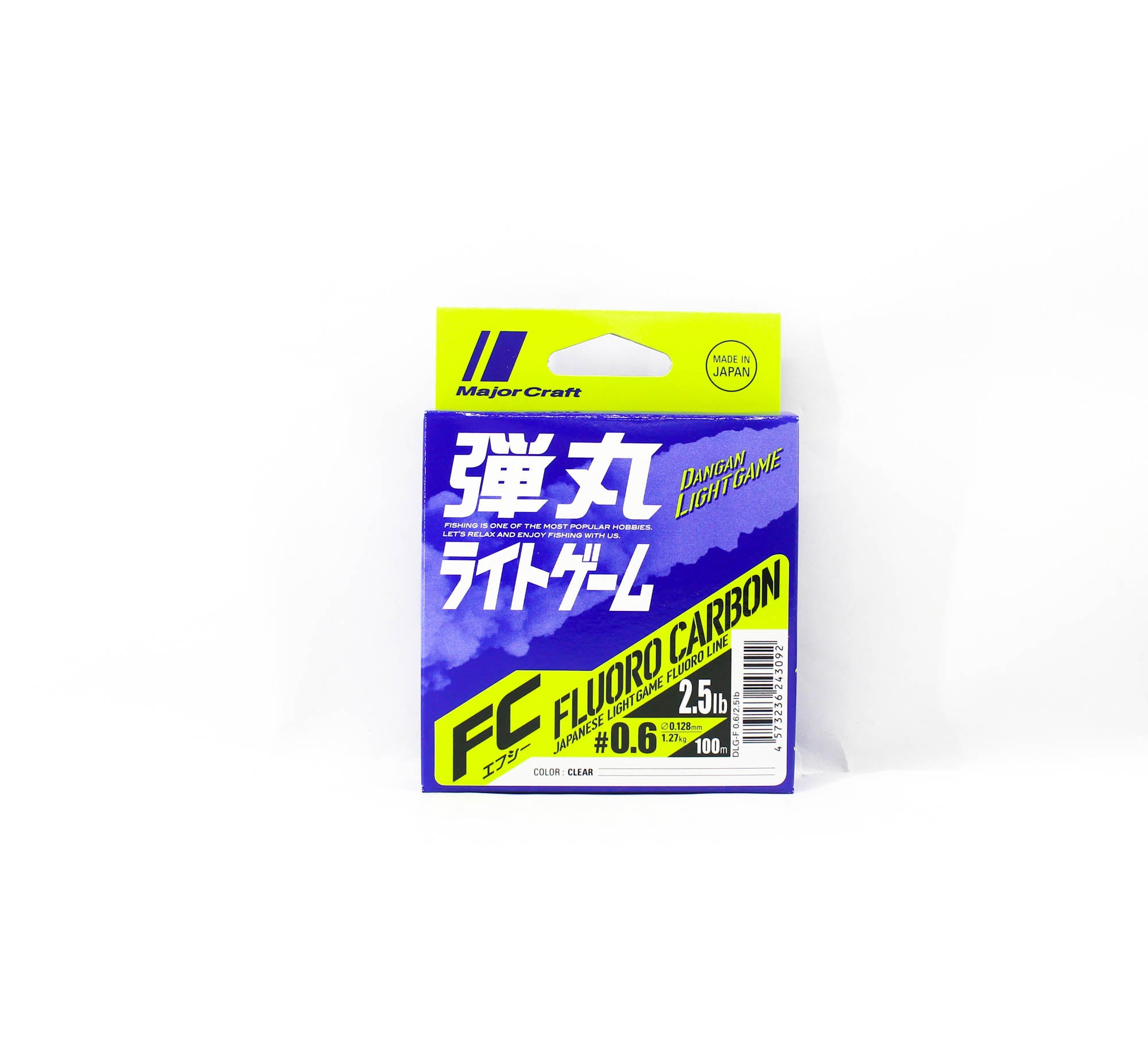 Major Craft Dangan Light Game Fluorocarbon Line DLG-F 0.6 2.5lb 100m (3092)