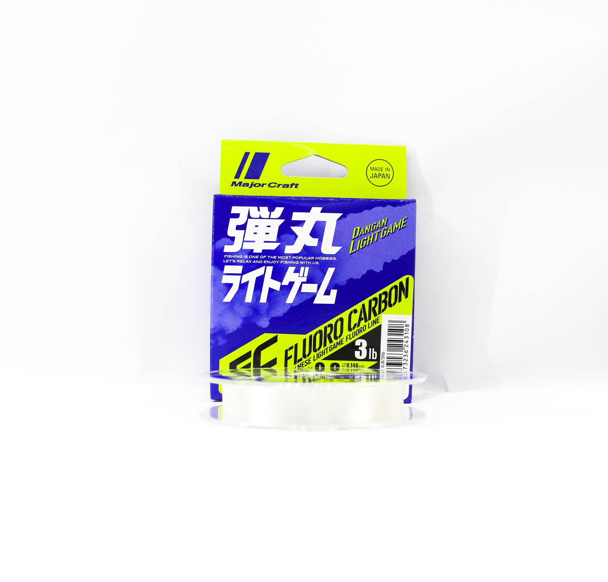 Major Craft Dangan Light Game Fluorocarbon Line DLG-F 0.8 3lb 100m (3108)