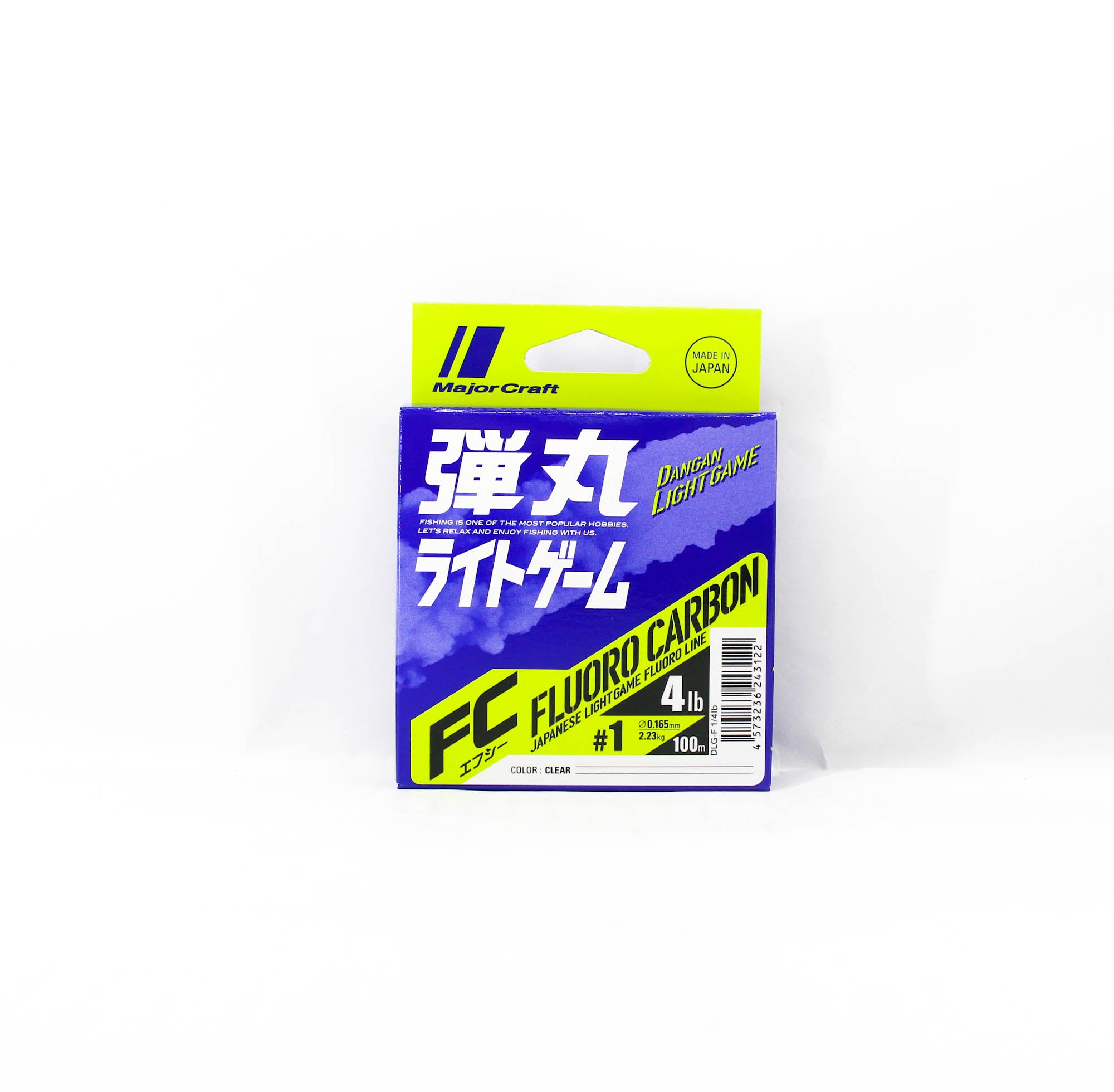 Major Craft Dangan Light Game Fluorocarbon Line DLG-F 1 4lb 100m (3122)