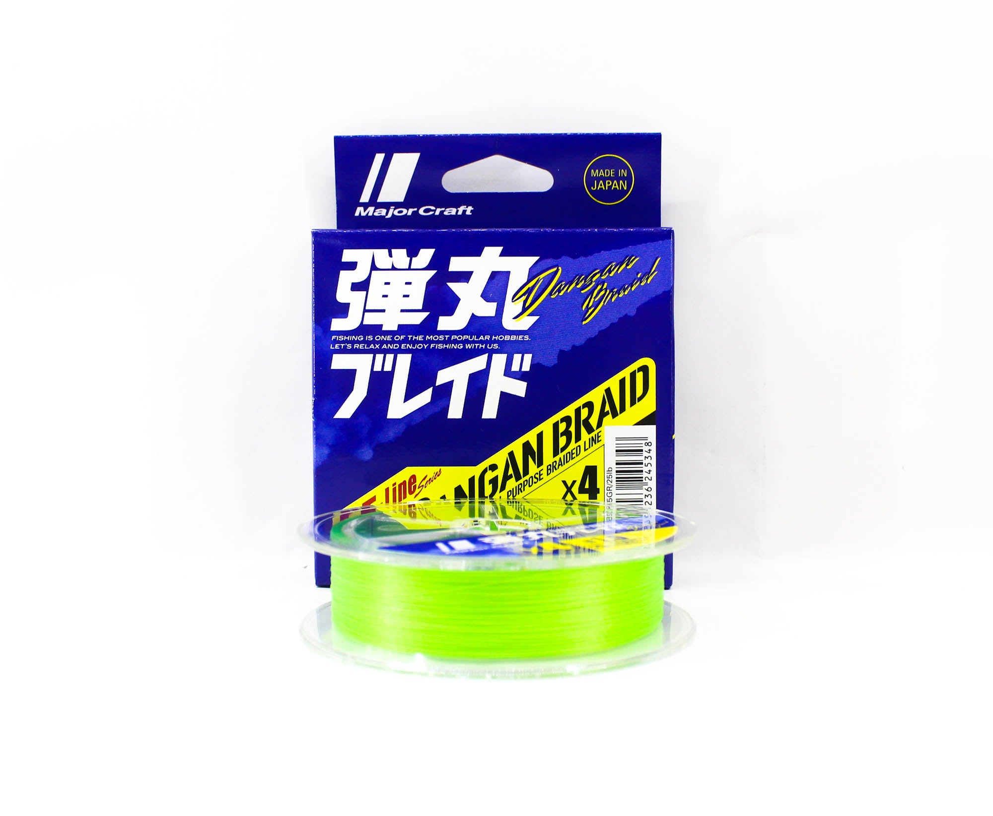 Major Craft Dangan Braid Line X4 200m P.E 1.5 Green DB4-200/1.5GR/25lb 5348