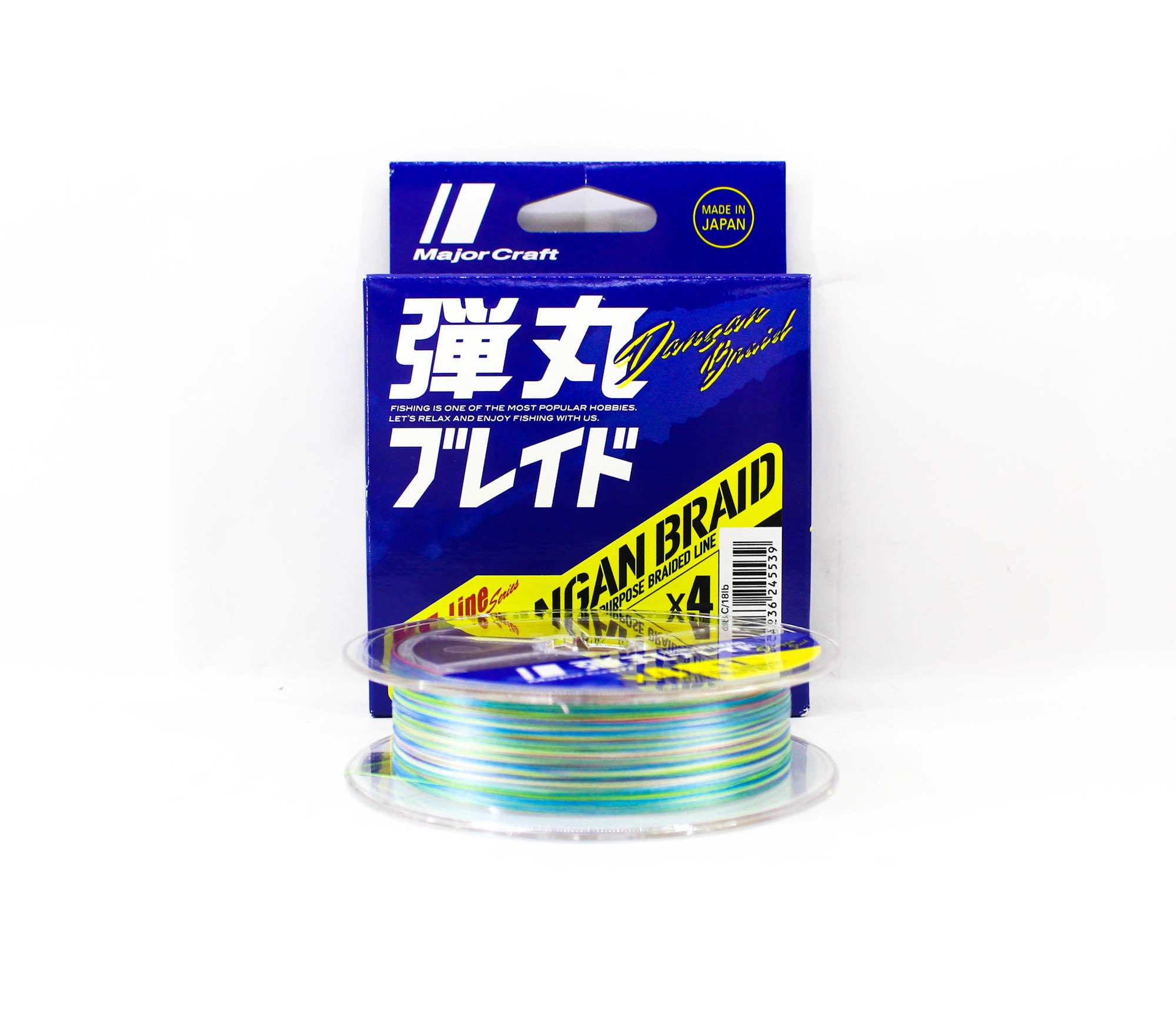 Major Craft Dangan Braid Line X4 150m P.E 1 Multi DB4-150/1MC/18lb (5539)