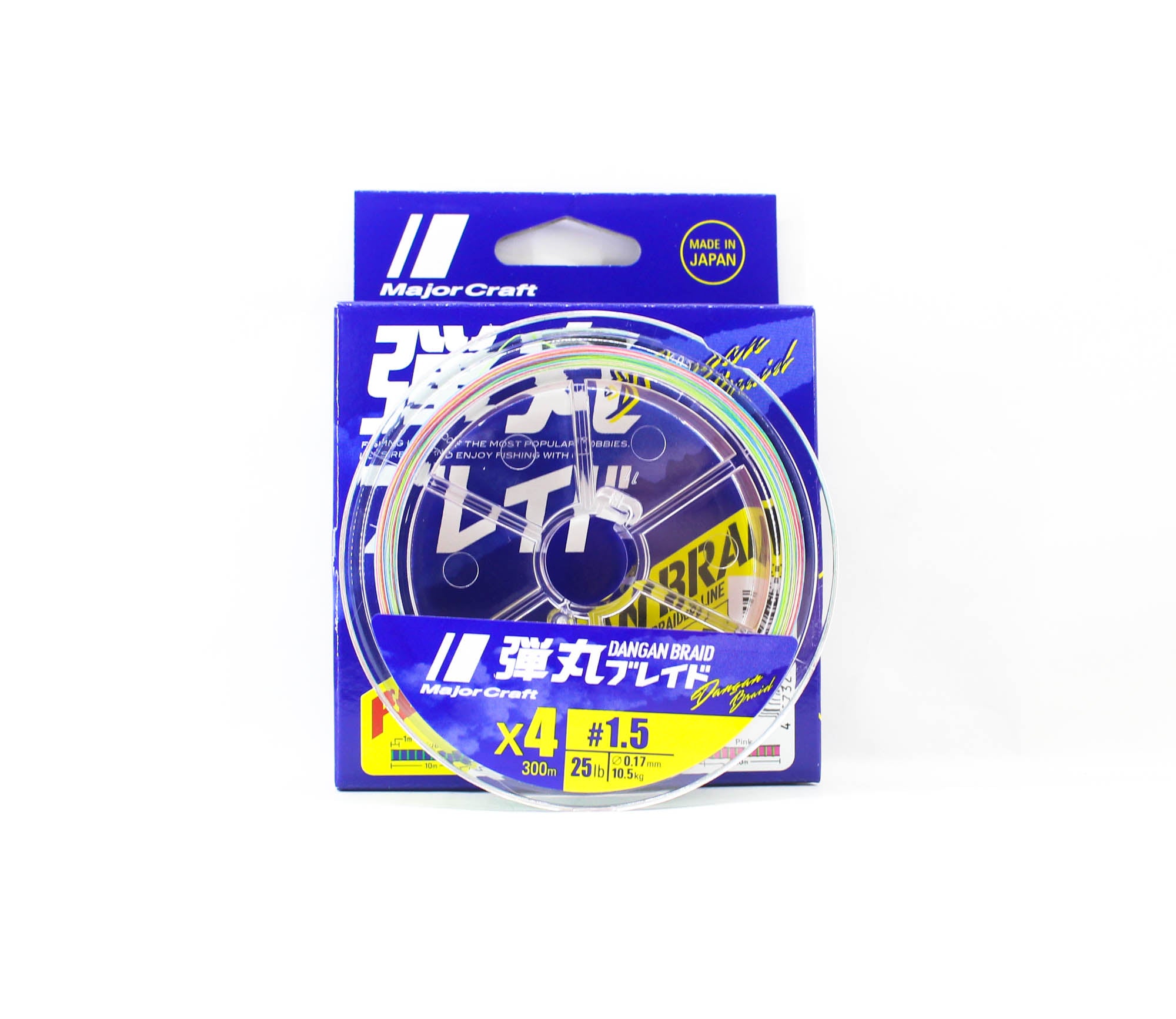 Major Craft Dangan Braid Line X4 300m P.E 1.5 Multi DB4-300/1.5MC/25lb 5744