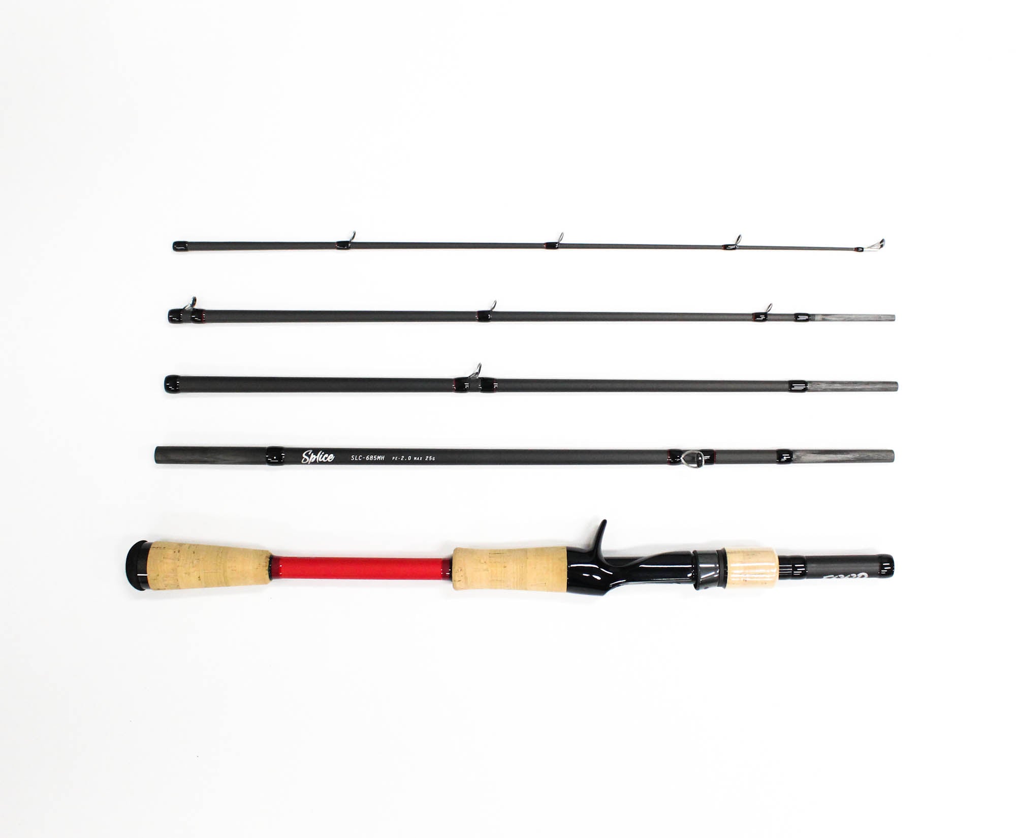 Feed Rod Baitcast Splice SLC-685MH 5 piece Travel (0465)