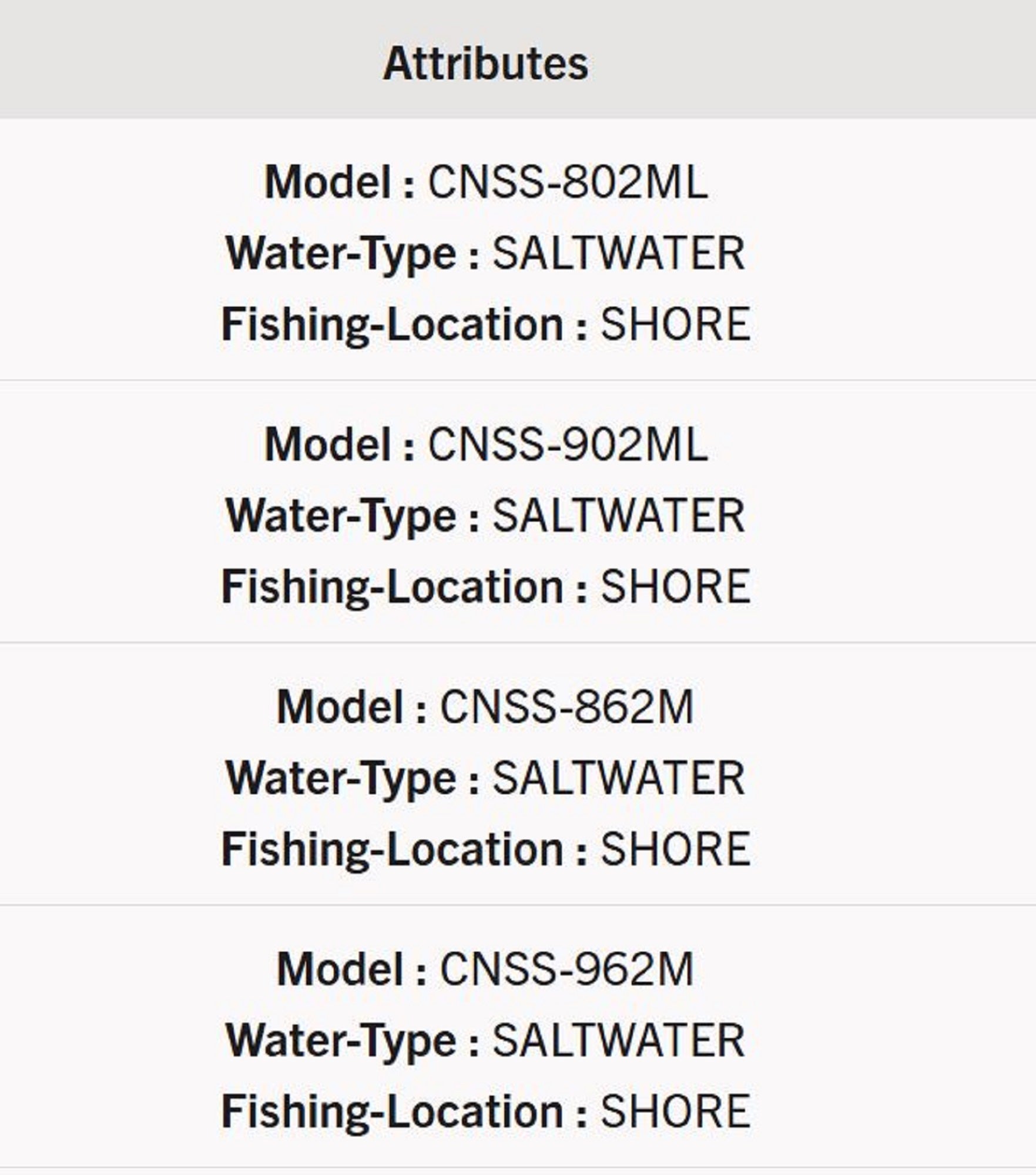 Sale Major Craft Ceana Series Spinning Rod CNSS-962M (6023)