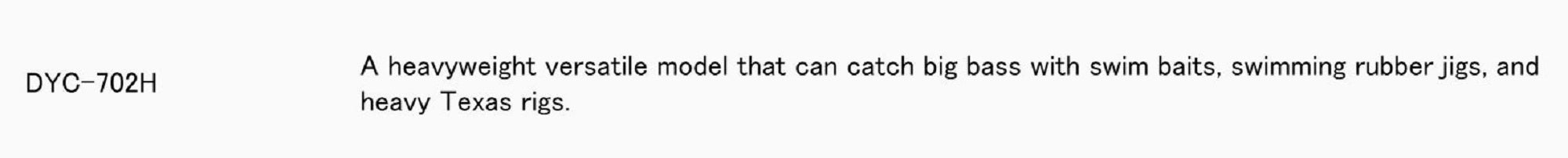 Major Craft Days Series Baitcast Rod DYC-702H (0341)