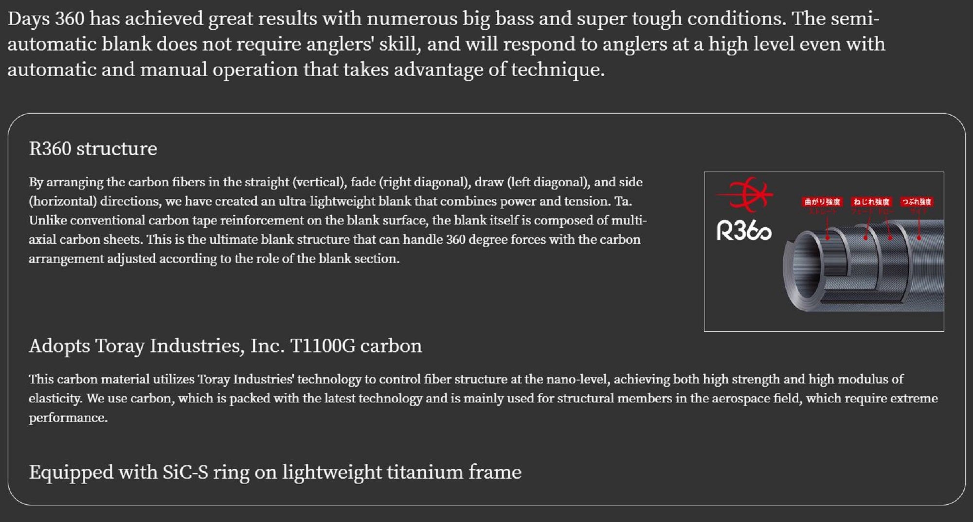 Major Craft Days 360C Baitcast Rod D360C-66MH (0570)