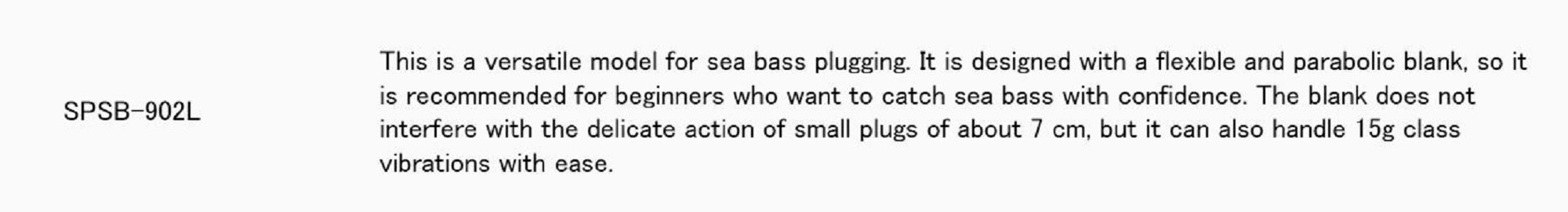 Major Craft Solpara Series Spinning Rod SPSB 902L (8712)