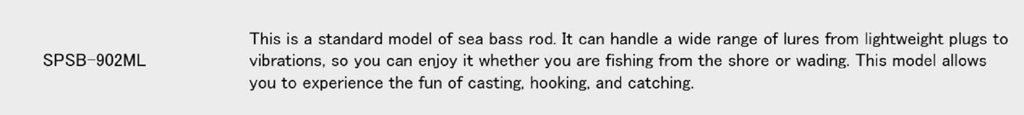 Major Craft Solpara Series Spinning Rod SPSB 902ML (8729)