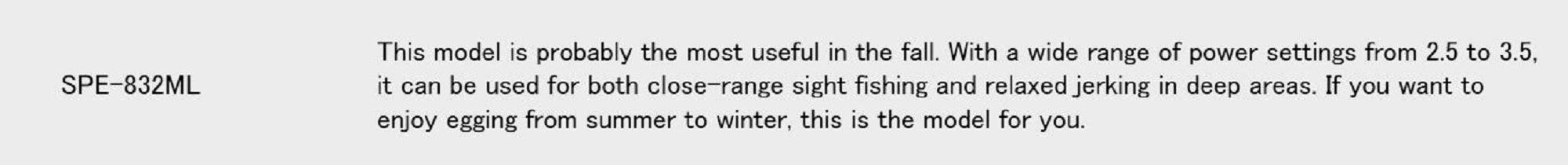 Major Craft Solpara Series Spinning Rod SPE-832ML (8828)