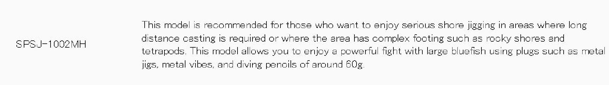 Major Craft Solpara Series Spinning Rod SPSJ 1002MH (8965)