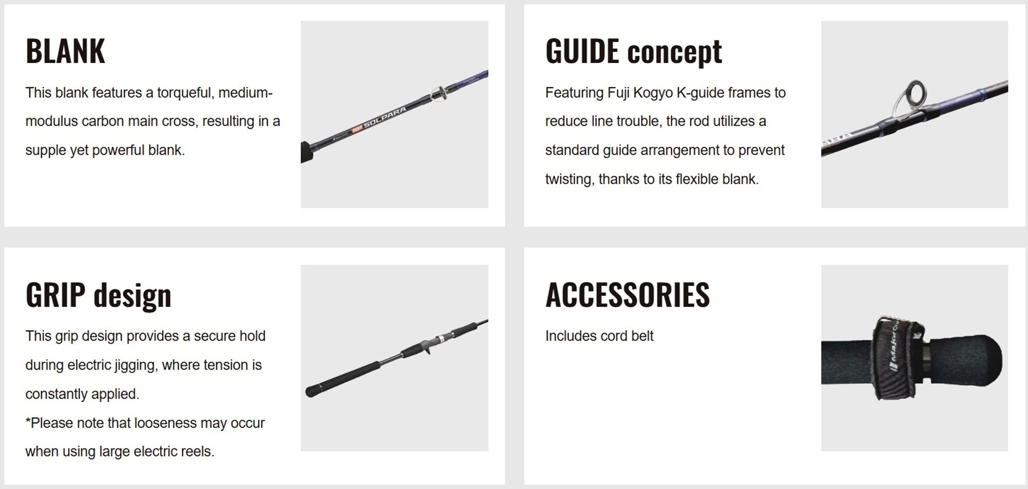 Major Craft Solpara Series Spinning Rod SPJE-B63/4 (9191)