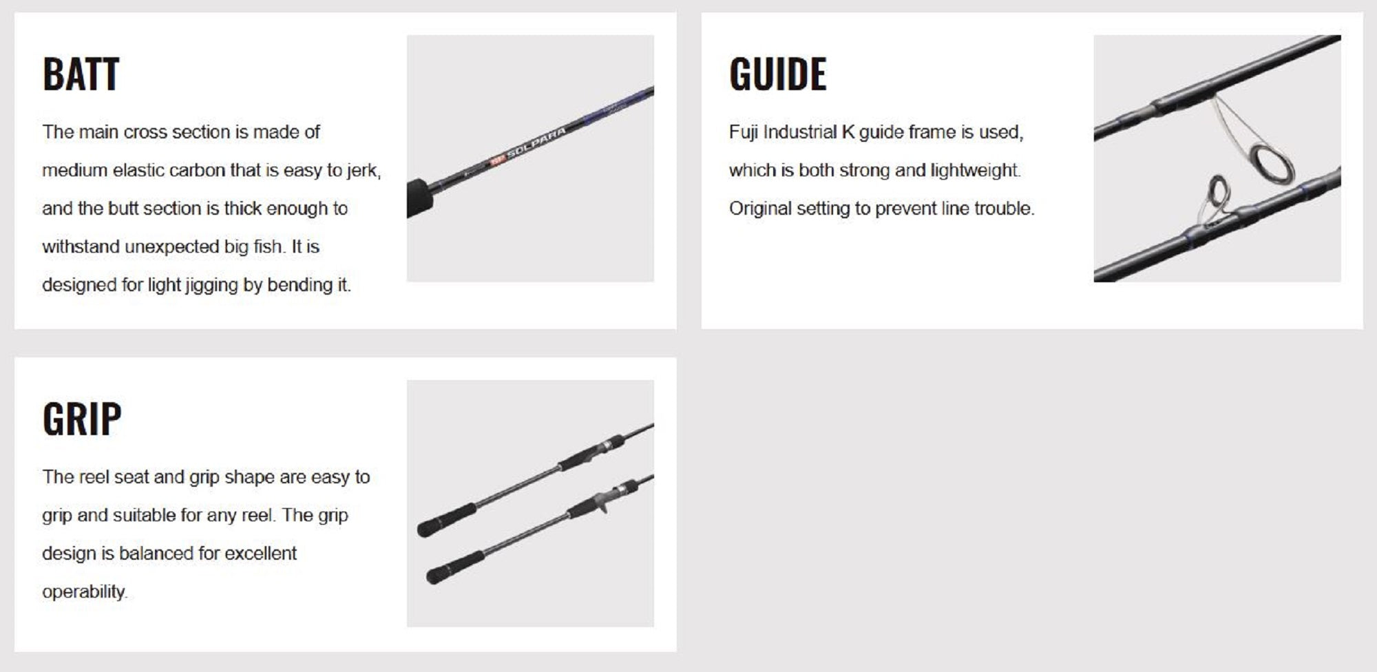 Major Craft Solpara Series Spinning Rod SPJLJ-S64M (9283)