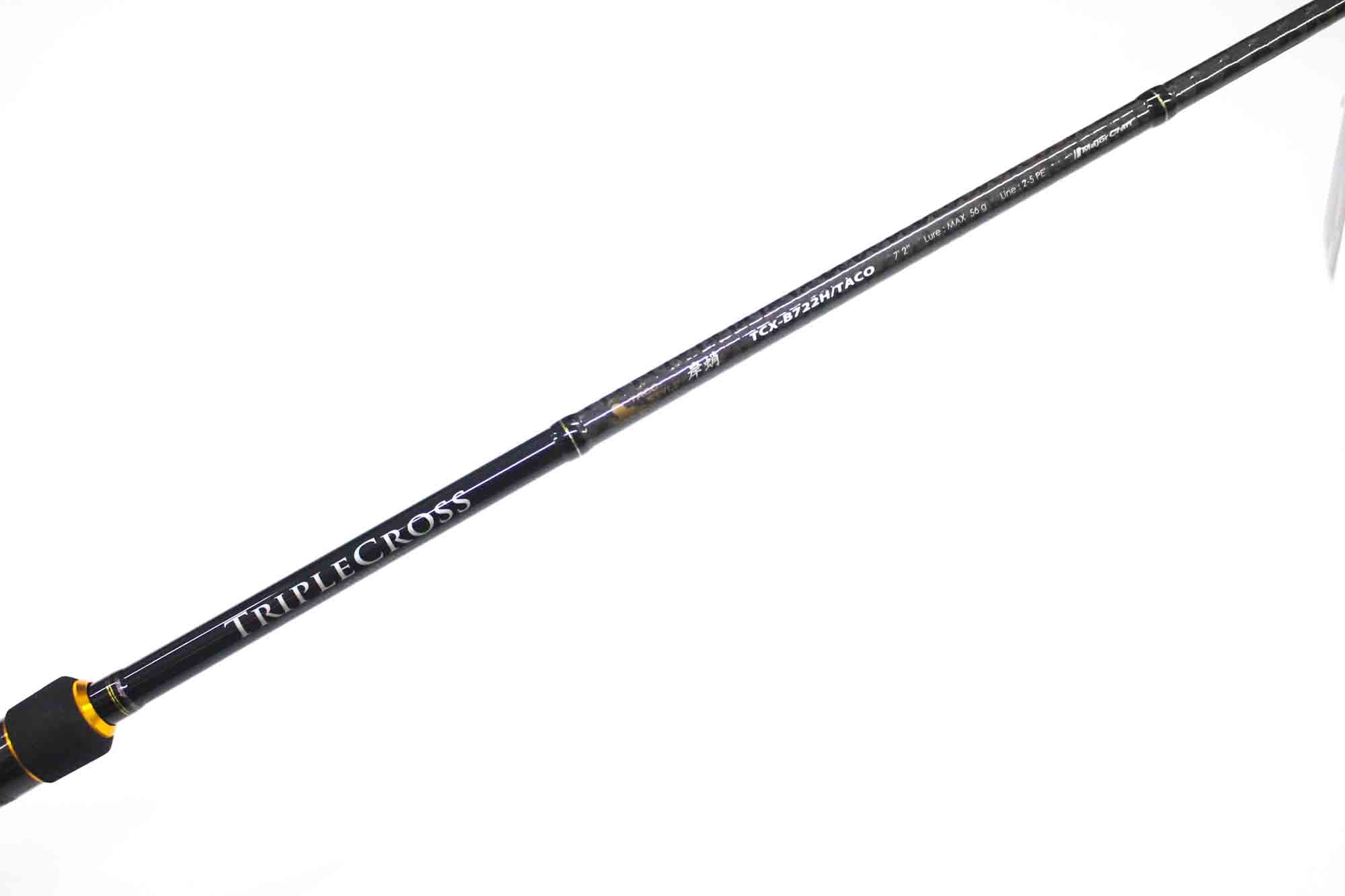 Major Craft Triple Cross Series Baitcast Rod TCX B722H Taco (1149)