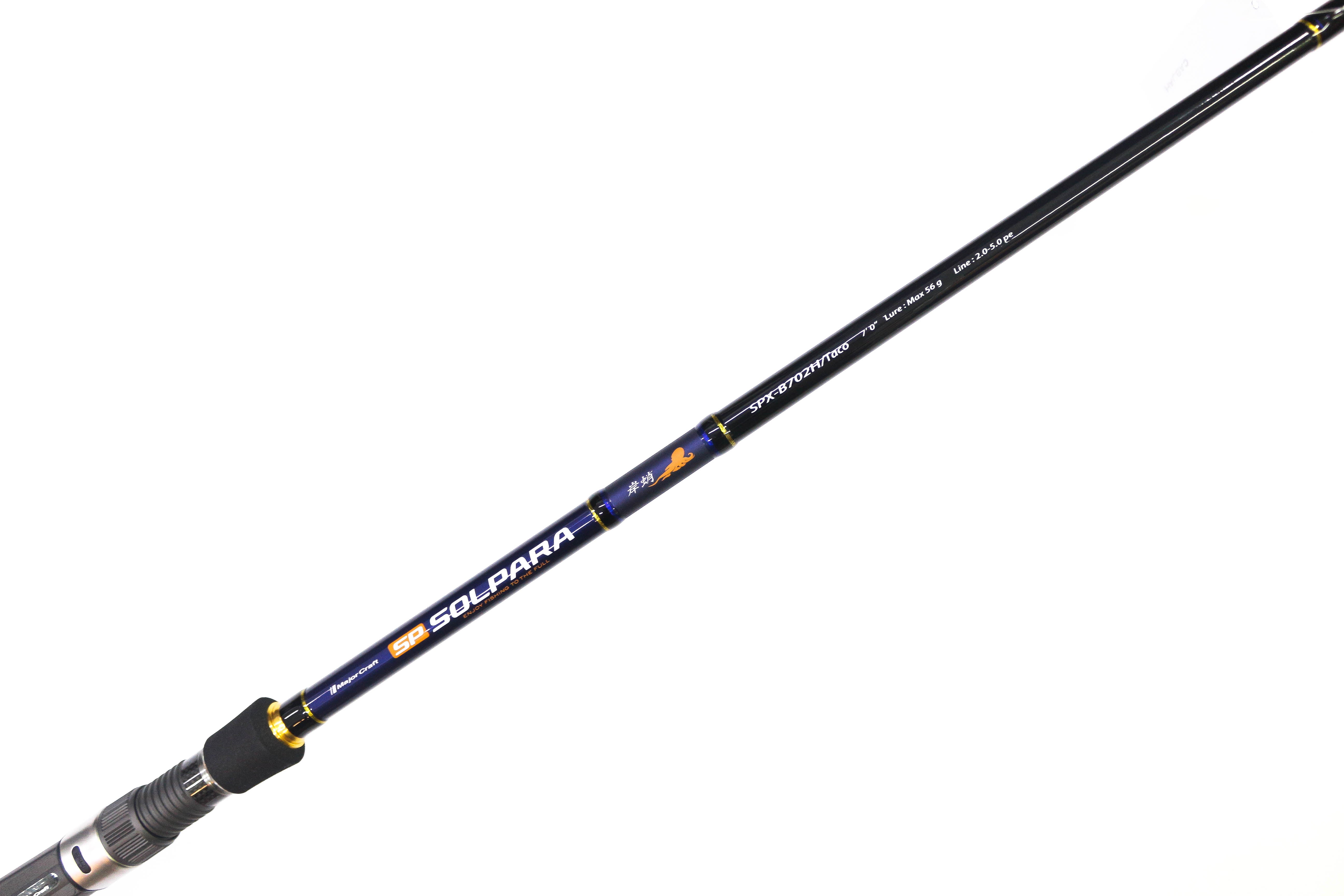 Major Craft Solpara Series Baitcast Rod B702H Taco (1781)