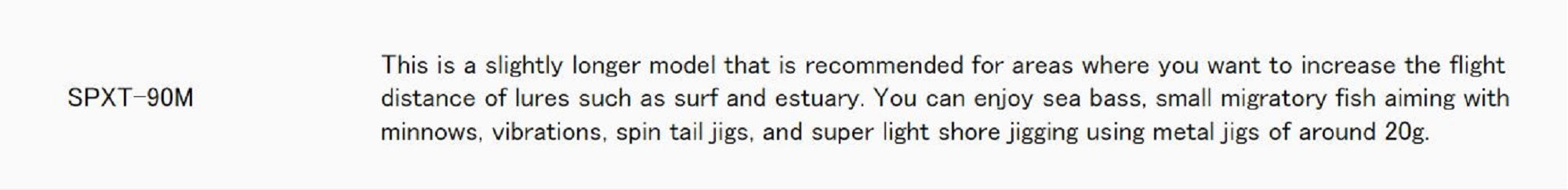 Major Craft Solpara Series Spinning Rod SPXT 90M Telescopic (2085)