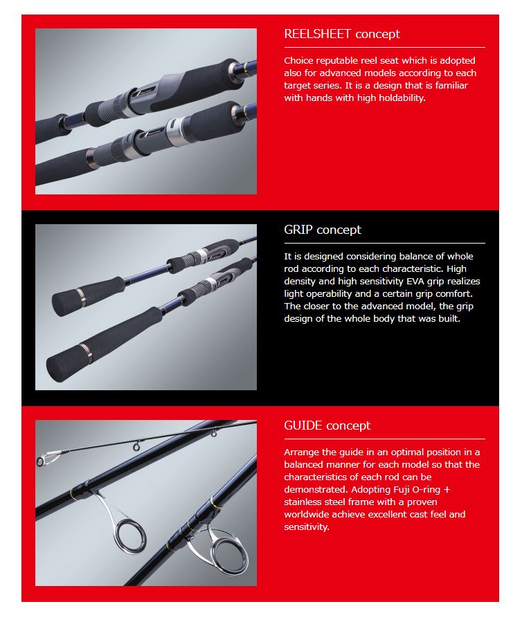 Major Craft Solpara Series Baitcast Rod SPXJ B562 H Taco (2511)