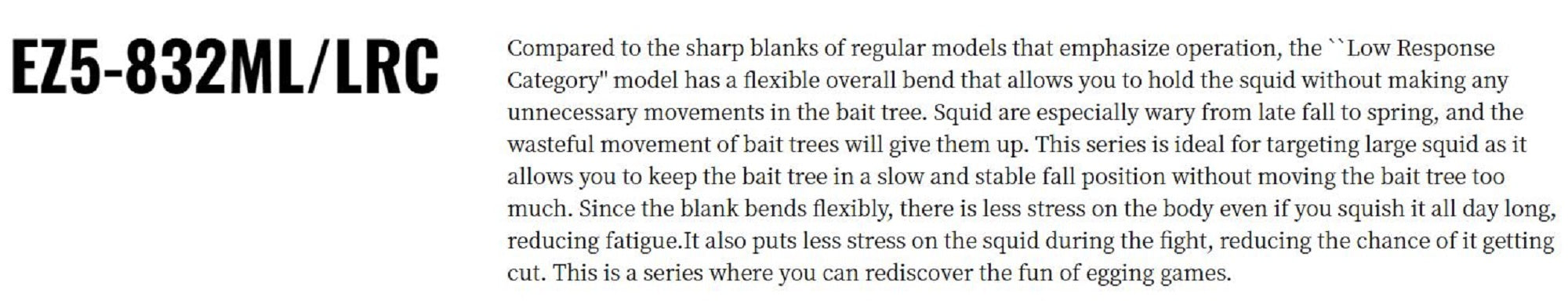 Major Craft 5G Egizaust Series Spinning Rod EZ5-832ML/LRC (2849)