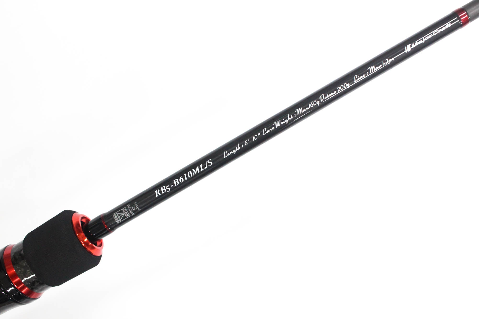 Major Craft 5G Red Back Series Baitcast Rod RB5-B610ML/S (3532)