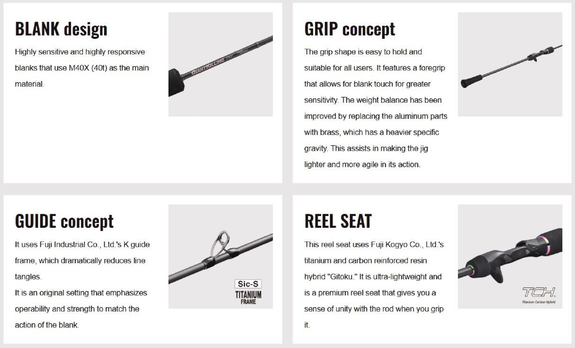 Major Craft 7G Giant Killing Series Baitcast Rod GK7SJ B57/5 (4386)