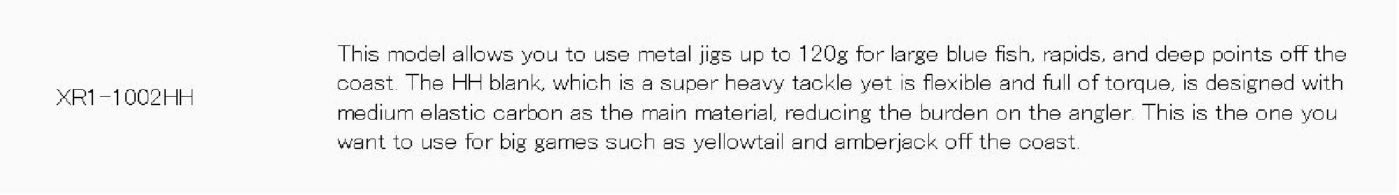 Major Craft 1G Cross Ride Series Spinning Rod XR1-1002HH (4591)