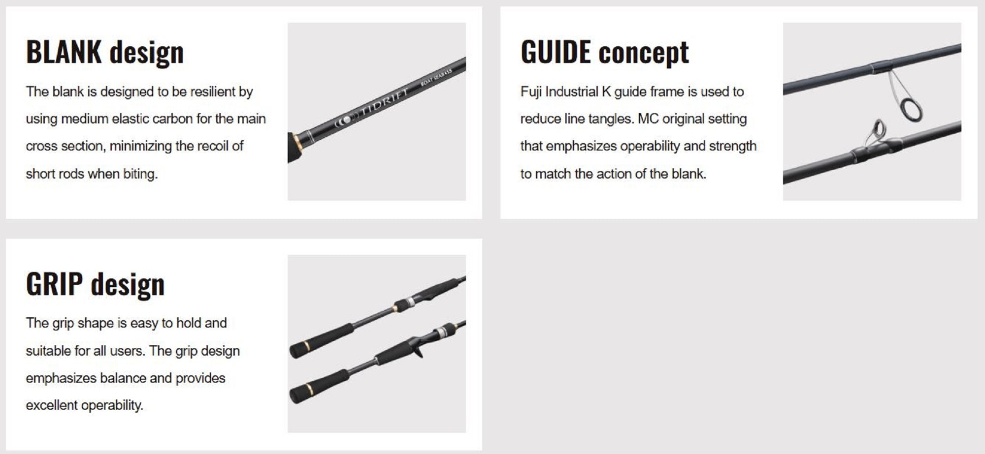 Major Craft 1G Tide Drift Series Spinning Rod TD1BS-S632L/ML (5062)