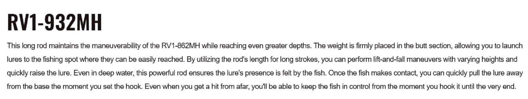 Major Craft 1G Rockliver Spinning Rod RV1 RV1-932MH (5635)