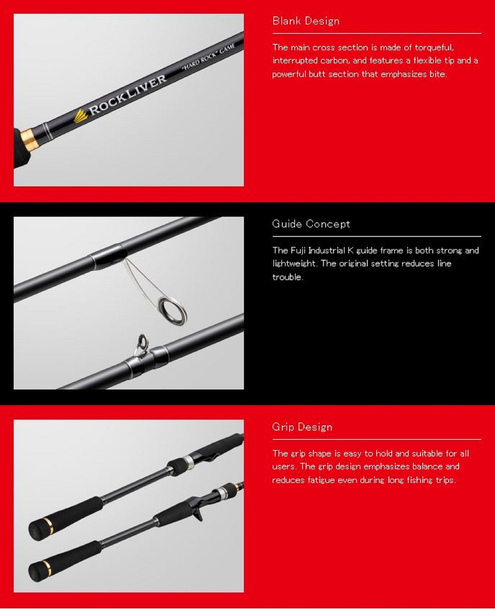 Major Craft 1G Rockliver Spinning Rod RV1 962H (5642)