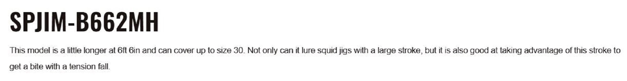 Major Craft Solpara Series Baitcast Rod SPJIM-B662MH (5819)