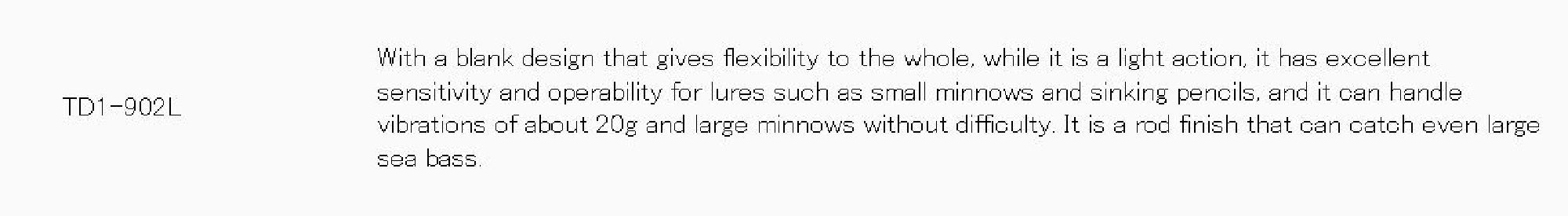 Major Craft 1G Tidrift Series Spinning Rod TD1-902L (6052)